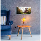 Epic Art 'Hidden Temple' by Jonathan Lam, Acrylic Glass Wall Art,24x12