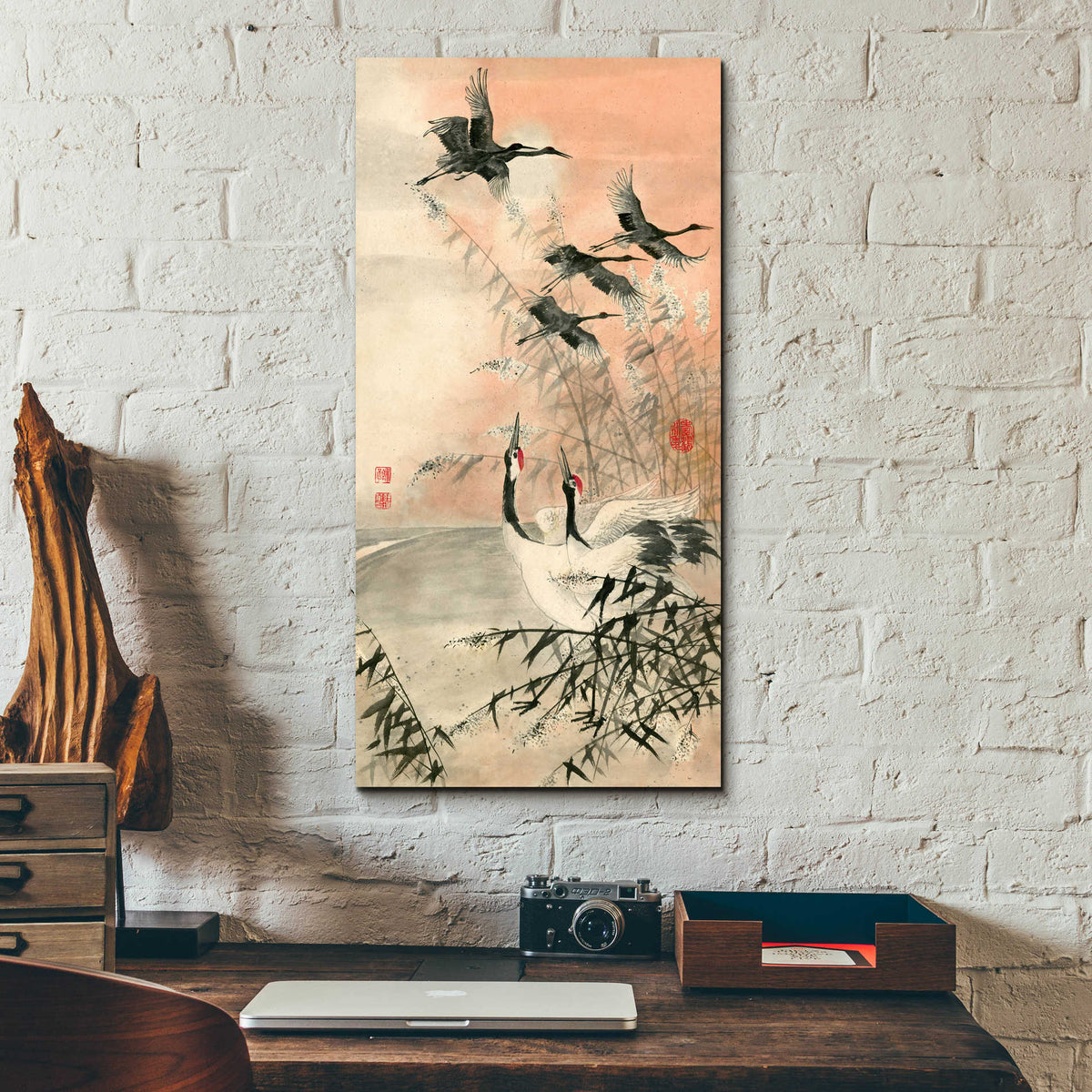 Epic Art 'Meet At Sunrise' by River Han, Acrylic Glass Wall Art,12x24