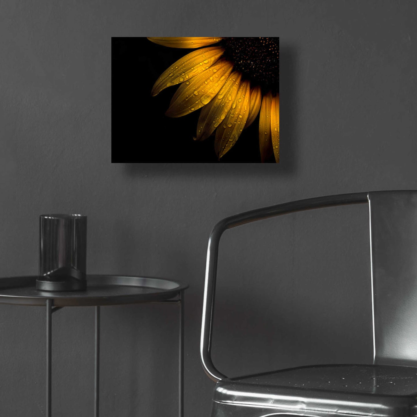 Epic Art 'Backyard Flowers 28 Sunflower' by Brian Carson, Acrylic Glass Wall Art,16x12