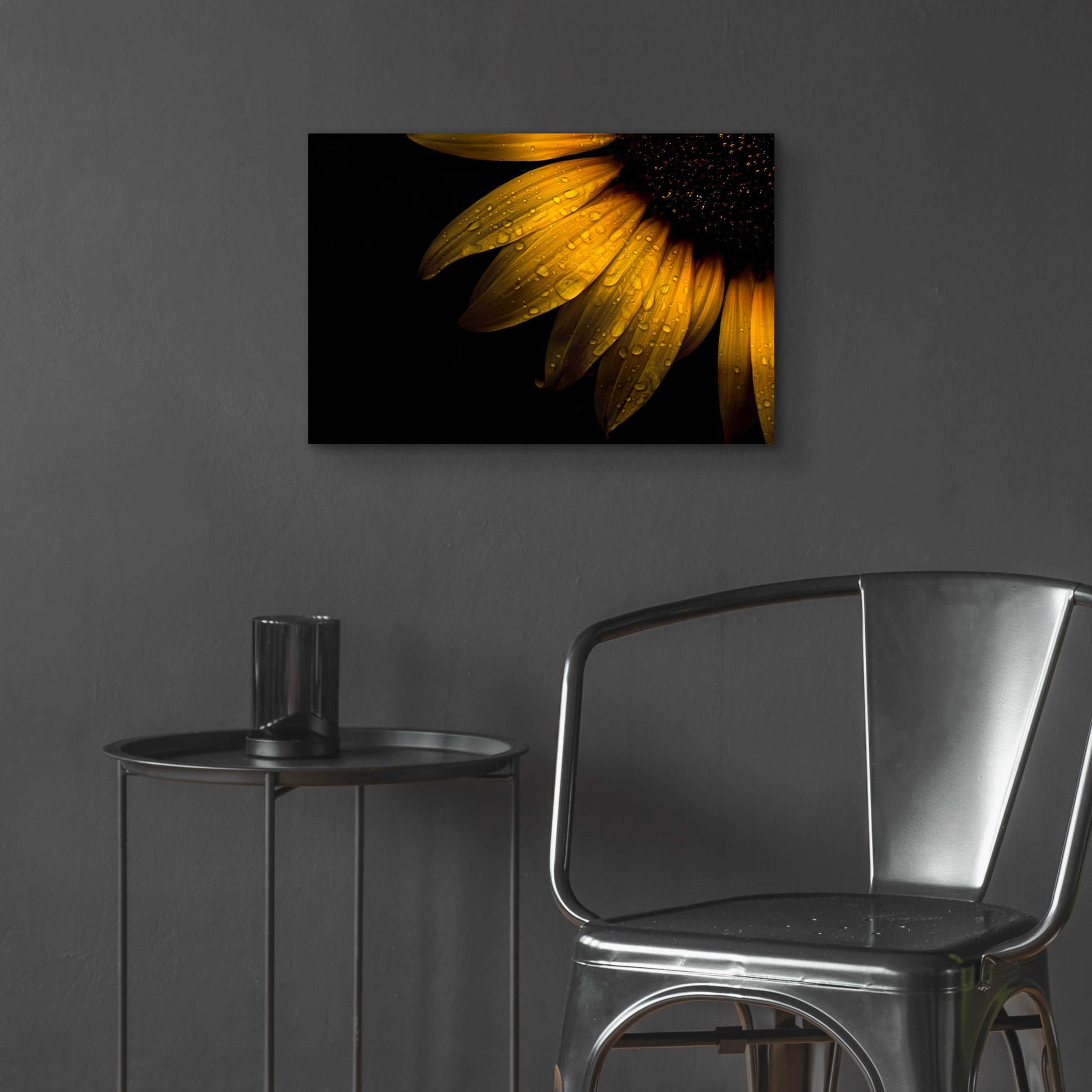 Epic Art 'Backyard Flowers 28 Sunflower' by Brian Carson, Acrylic Glass Wall Art,24x16