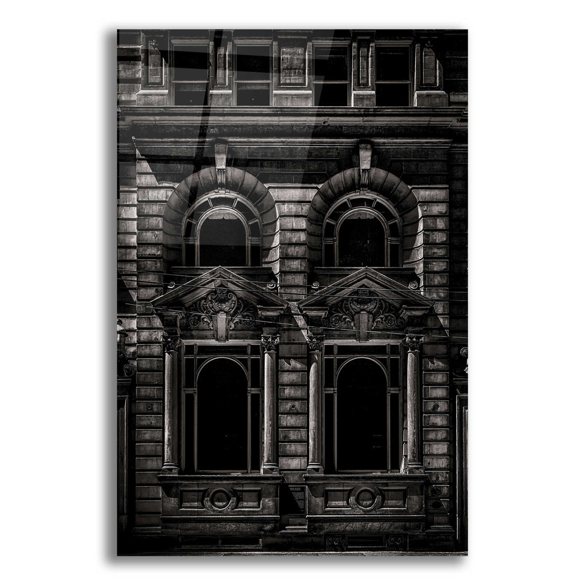 Epic Art 'Birkbeck Building No 2' by Brian Carson, Acrylic Glass Wall Art,12x16