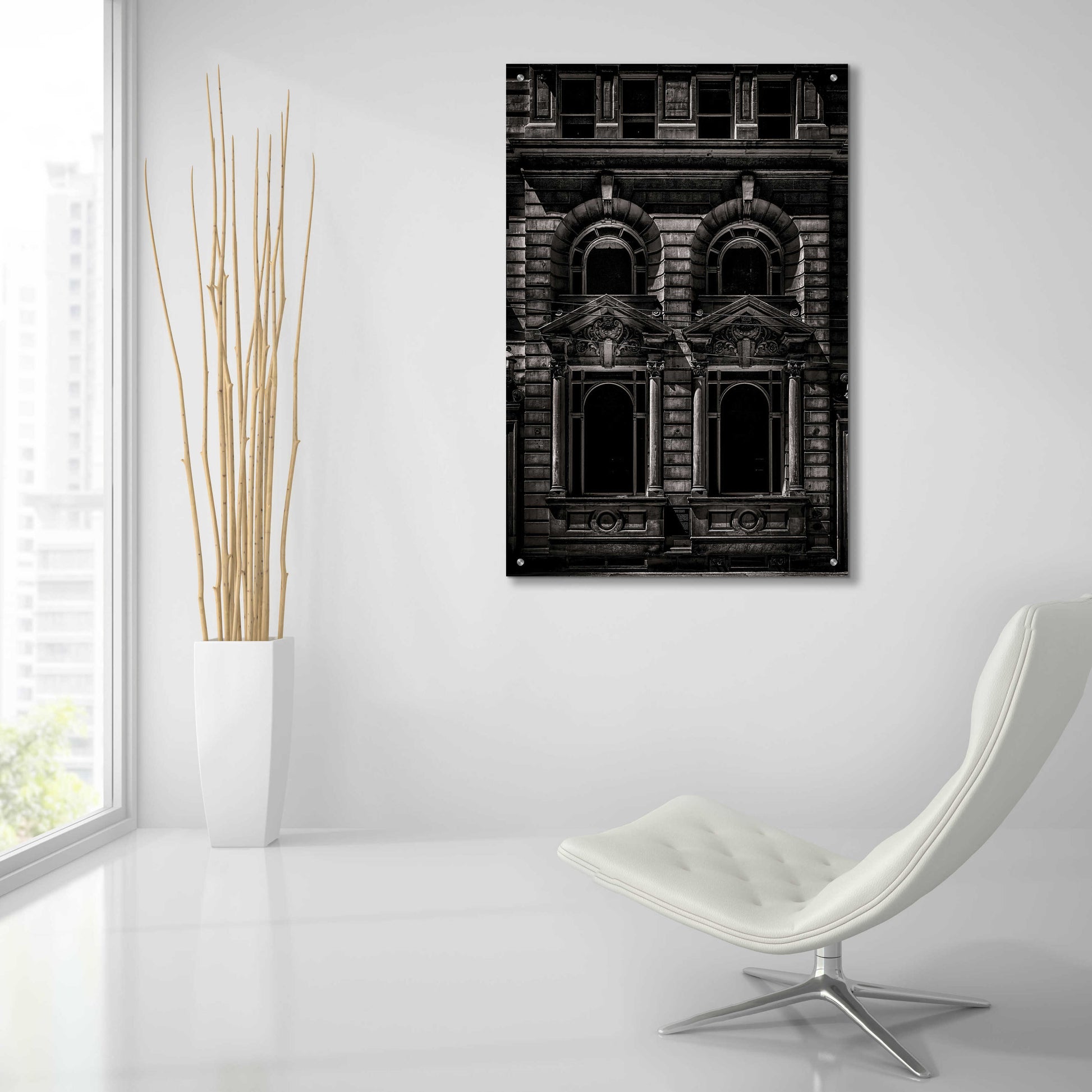 Epic Art 'Birkbeck Building No 2' by Brian Carson, Acrylic Glass Wall Art,24x36