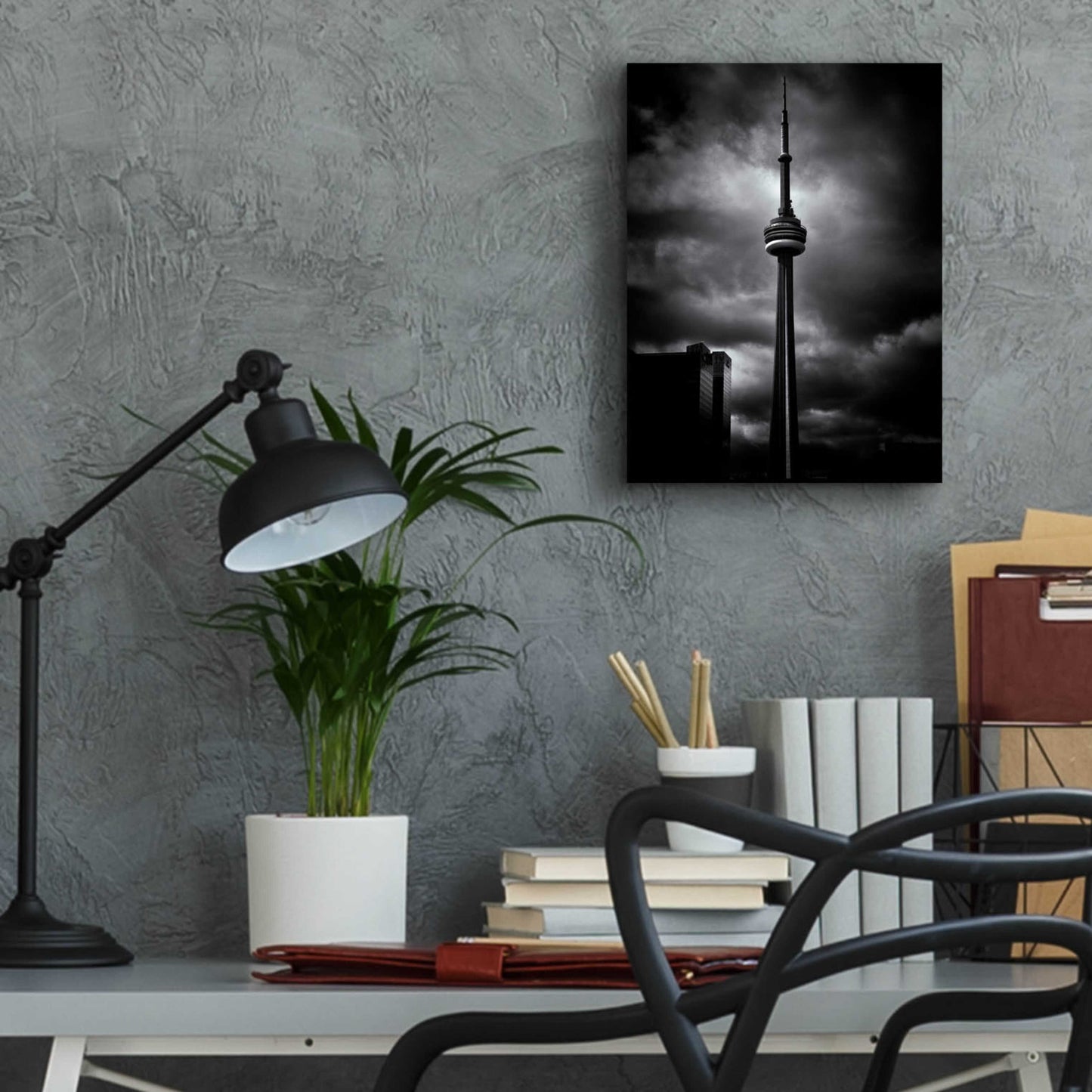 Epic Art 'CN Tower Toronto Canada No 6' by Brian Carson, Acrylic Glass Wall Art,12x16