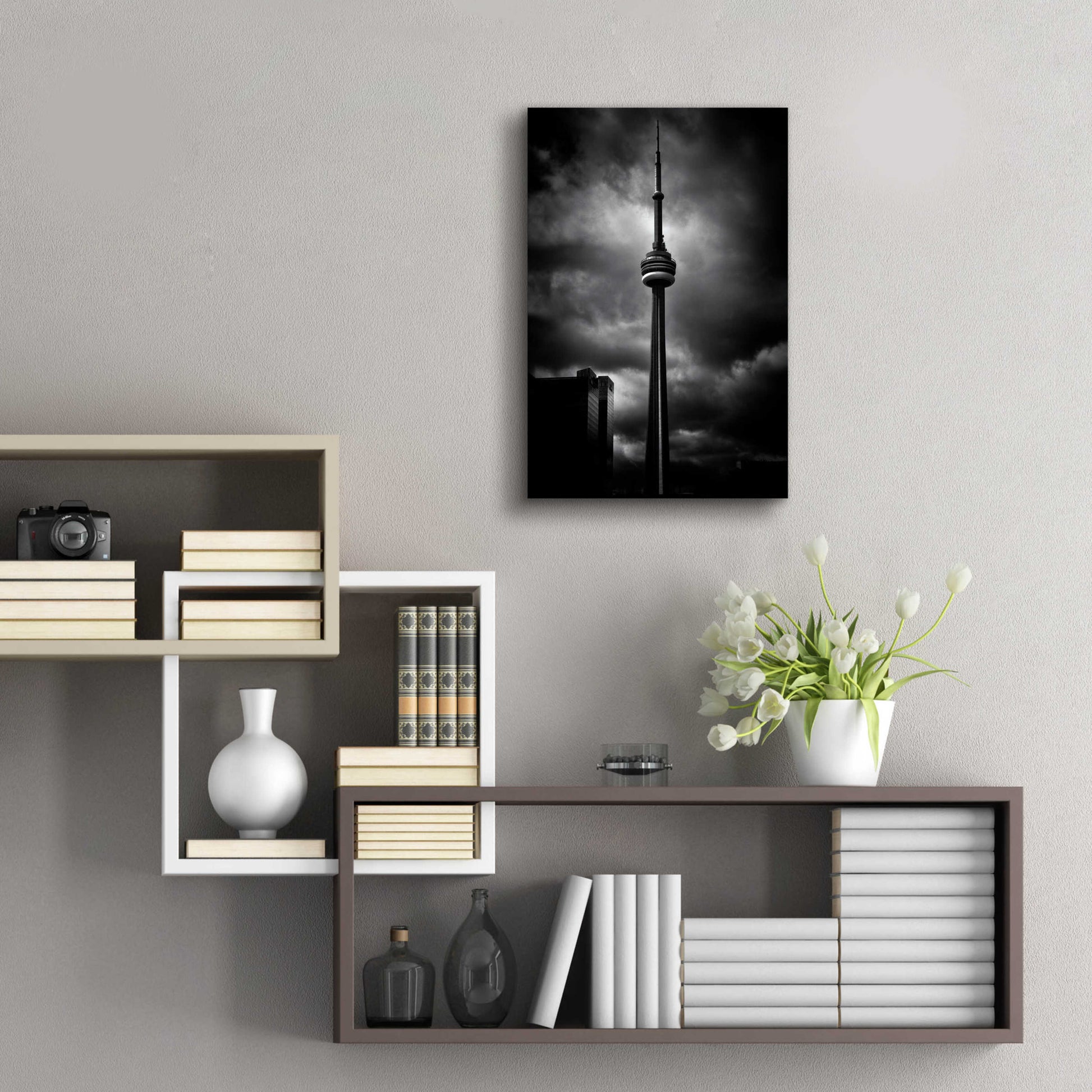 Epic Art 'CN Tower Toronto Canada No 6' by Brian Carson, Acrylic Glass Wall Art,16x24