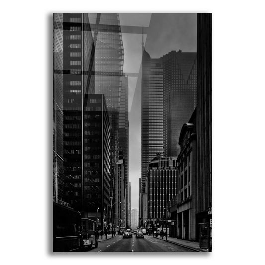 Epic Art 'Downtown Fogfest No 25' by Brian Carson, Acrylic Glass Wall Art