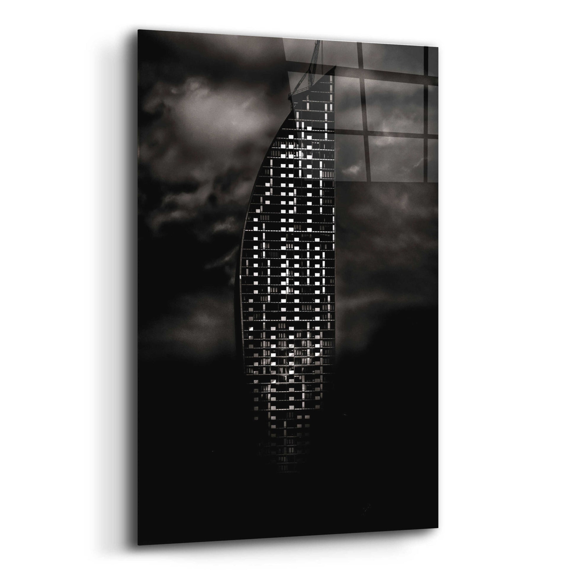 Epic Art 'L Tower No 3' by Brian Carson, Acrylic Glass Wall Art,12x16