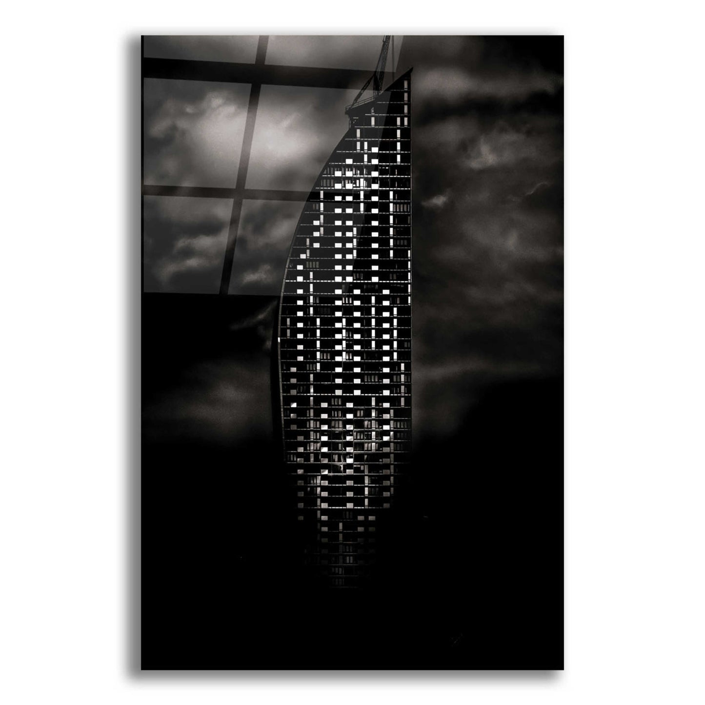 Epic Art 'L Tower No 3' by Brian Carson, Acrylic Glass Wall Art,12x16