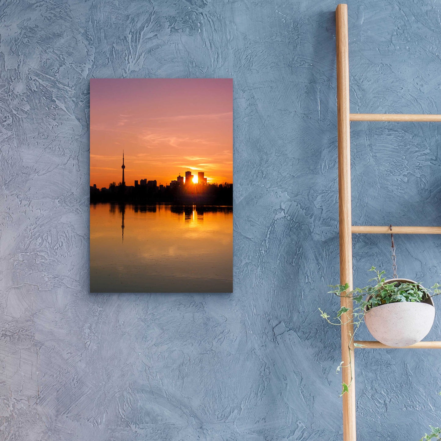 Epic Art 'Leslie Street Spit Toronto Canada Sunset' by Brian Carson, Acrylic Glass Wall Art,16x24