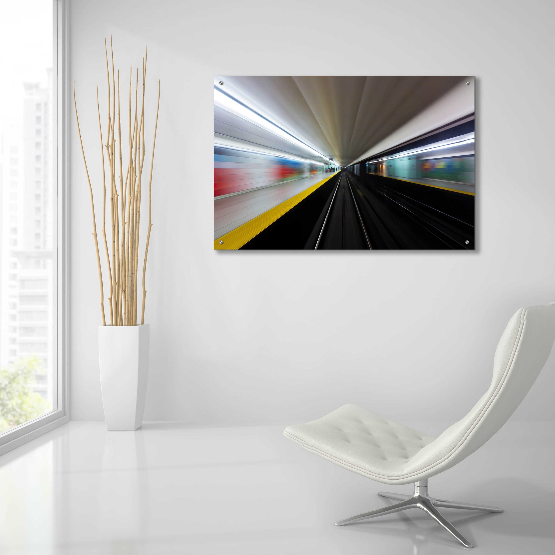 Epic Art 'Speed No 2' by Brian Carson, Acrylic Glass Wall Art,36x24