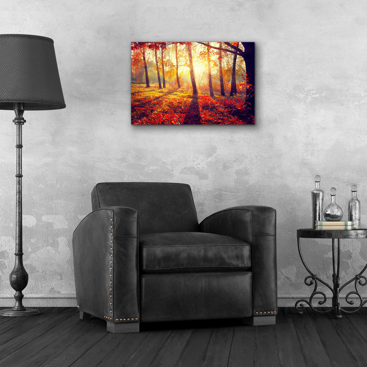 Epic Art 'Golden Afternoon,' Acrylic Glass Wall Art,24x16