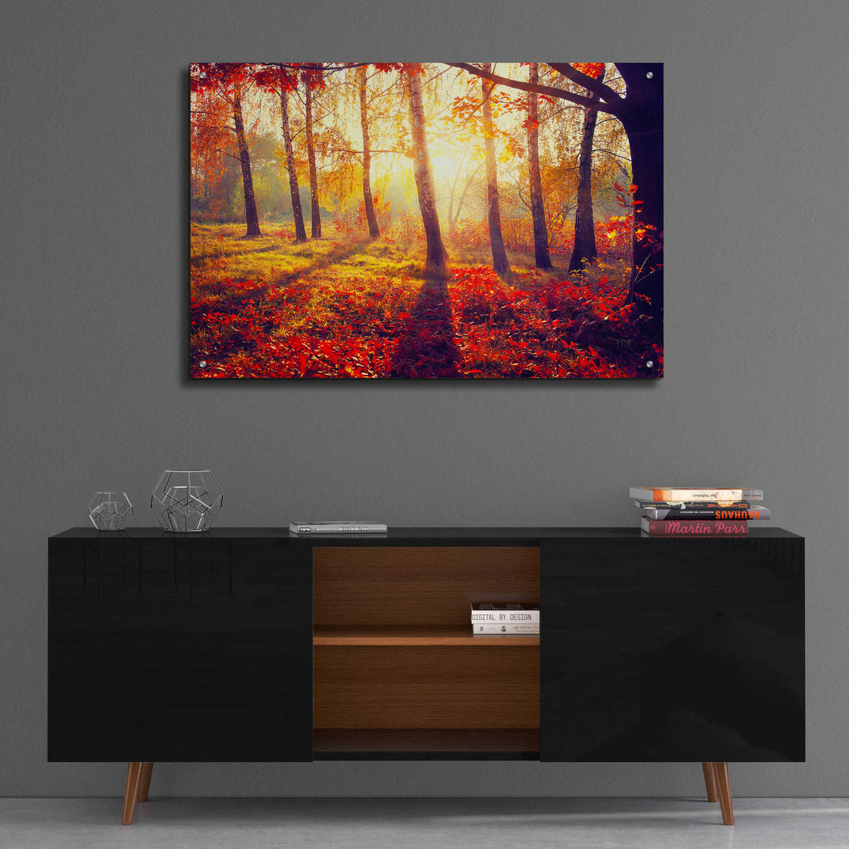 Epic Art 'Golden Afternoon,' Acrylic Glass Wall Art,36x24