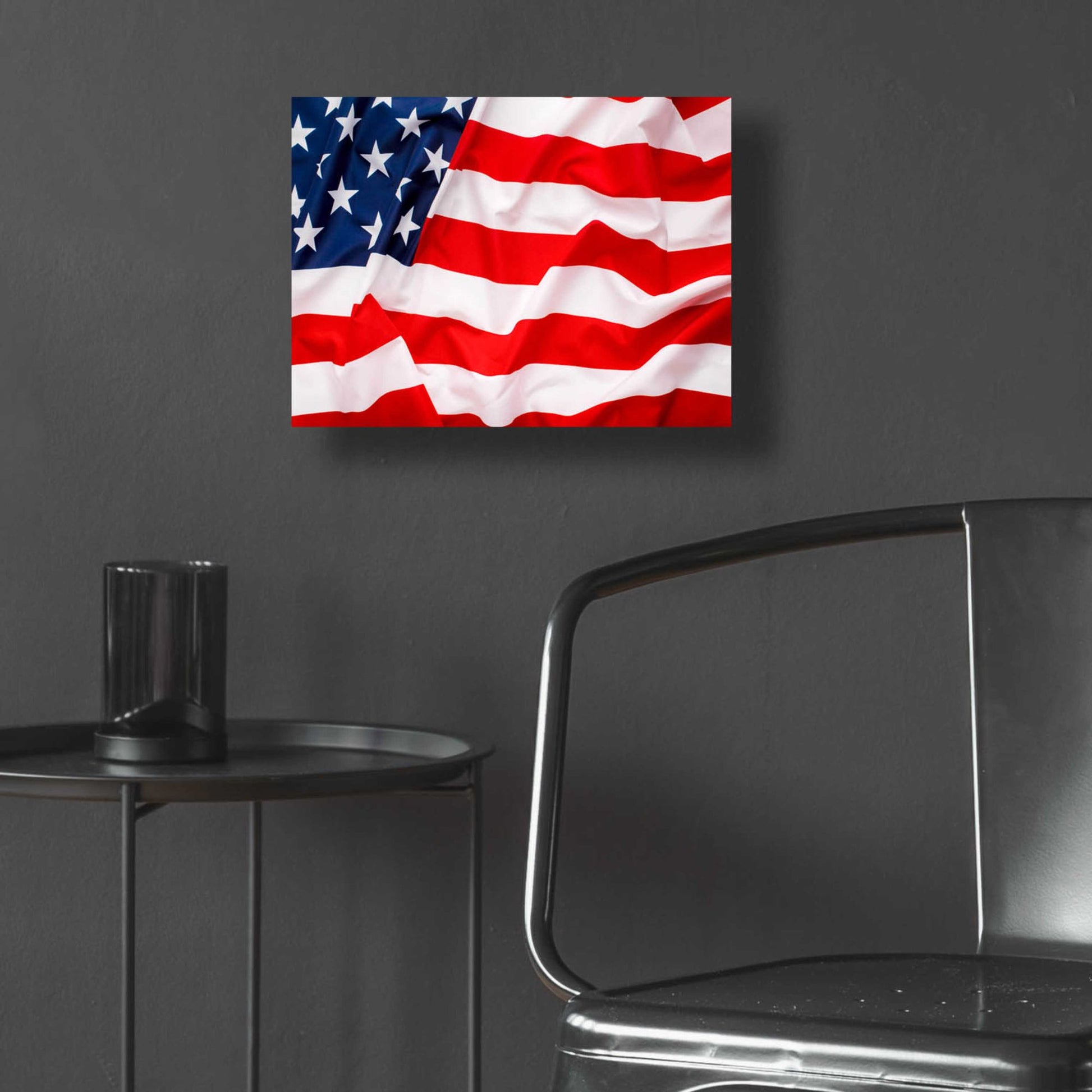 Epic Art 'Flag of the United States of America' by Epic Portfolio, Acrylic Glass Wall Art,16x12