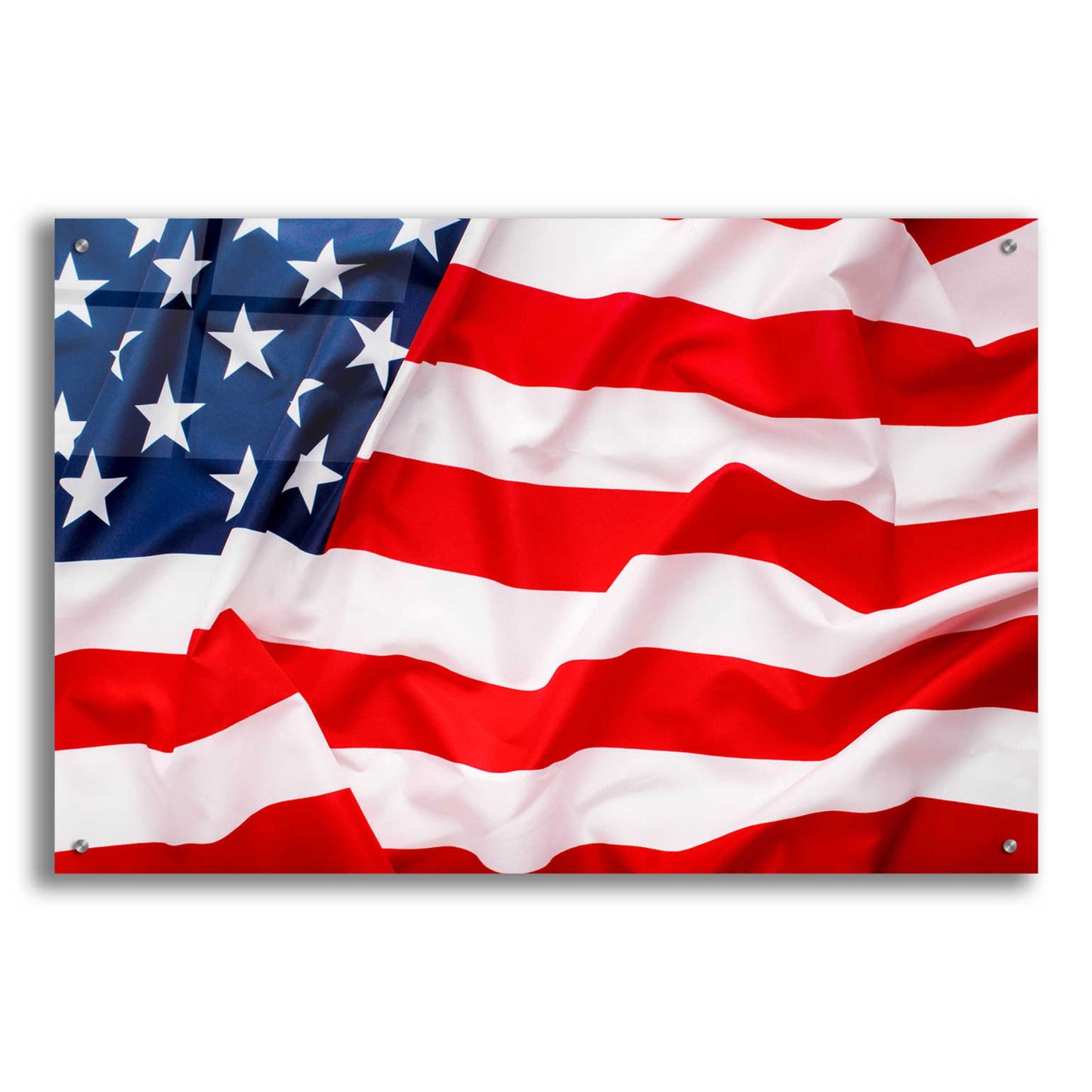 Epic Art 'Flag of the United States of America' by Epic Portfolio, Acrylic Glass Wall Art,36x24