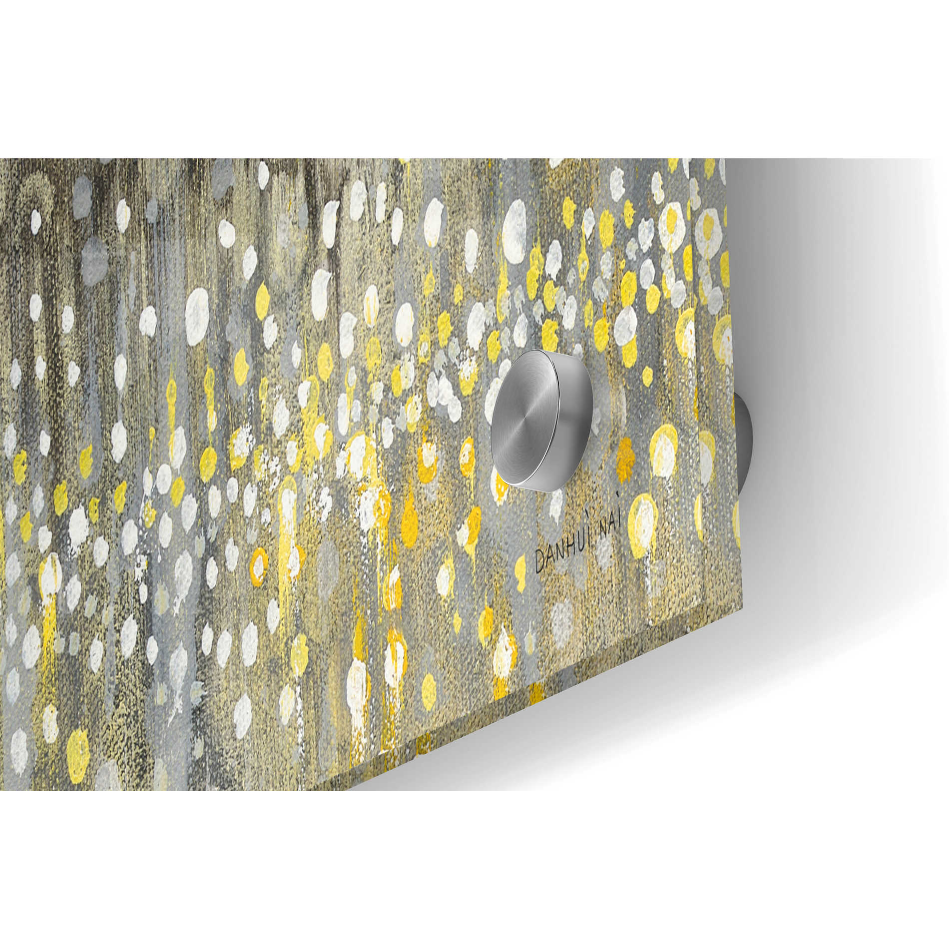 Epic Art 'Rain Abstract II Crop' by Danhui Nai, Acrylic Glass Wall Art,24x12