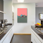 Epic Art 'Low Poly Mountain 6' by GeoMania, Acrylic Glass Wall Art,24x36