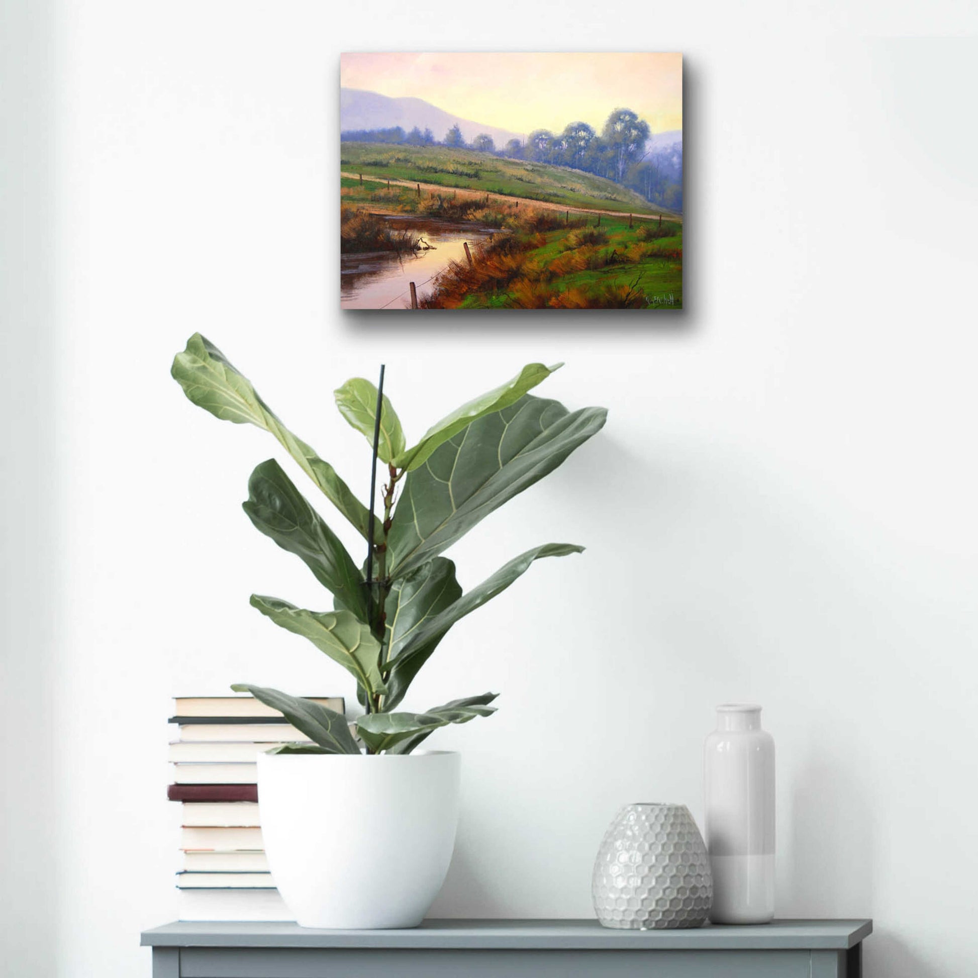 Epic Art 'Afternoon Glow' by Graham Gercken, Acrylic Glass Wall Art,16x12