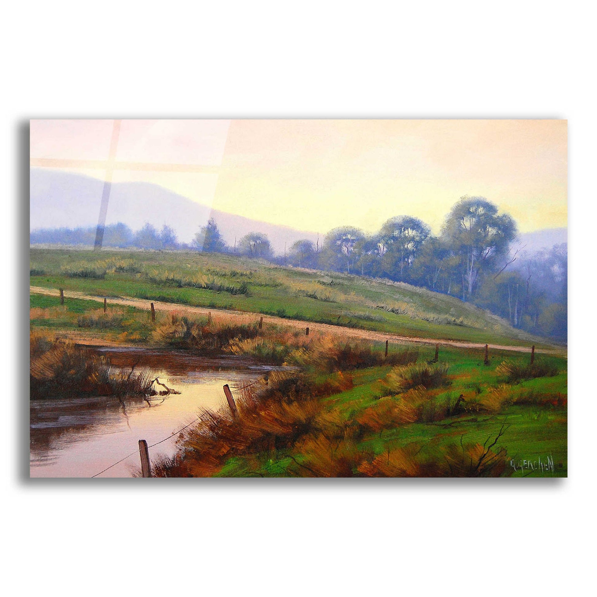 Epic Art 'Afternoon Glow' by Graham Gercken, Acrylic Glass Wall Art,24x16