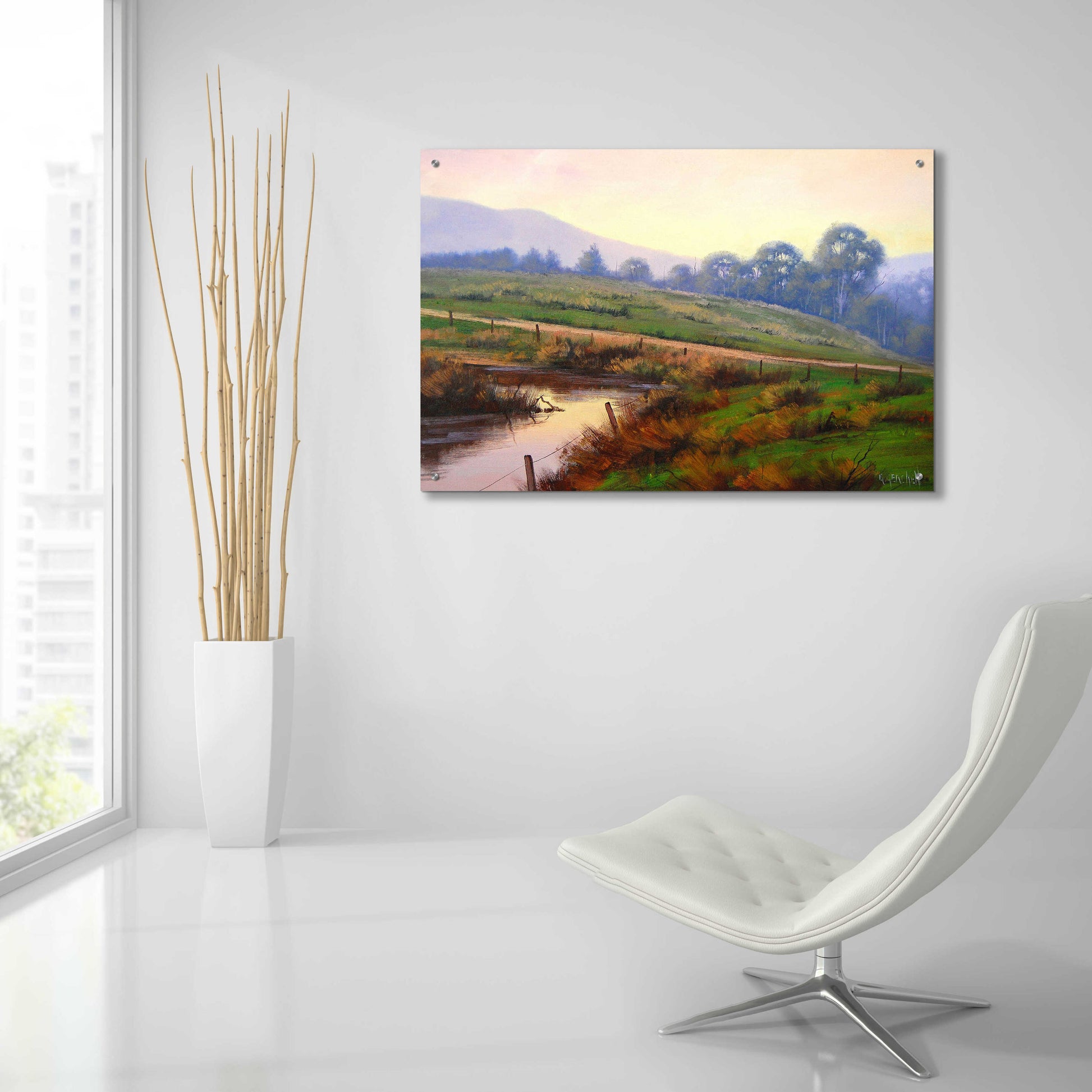 Epic Art 'Afternoon Glow' by Graham Gercken, Acrylic Glass Wall Art,36x24