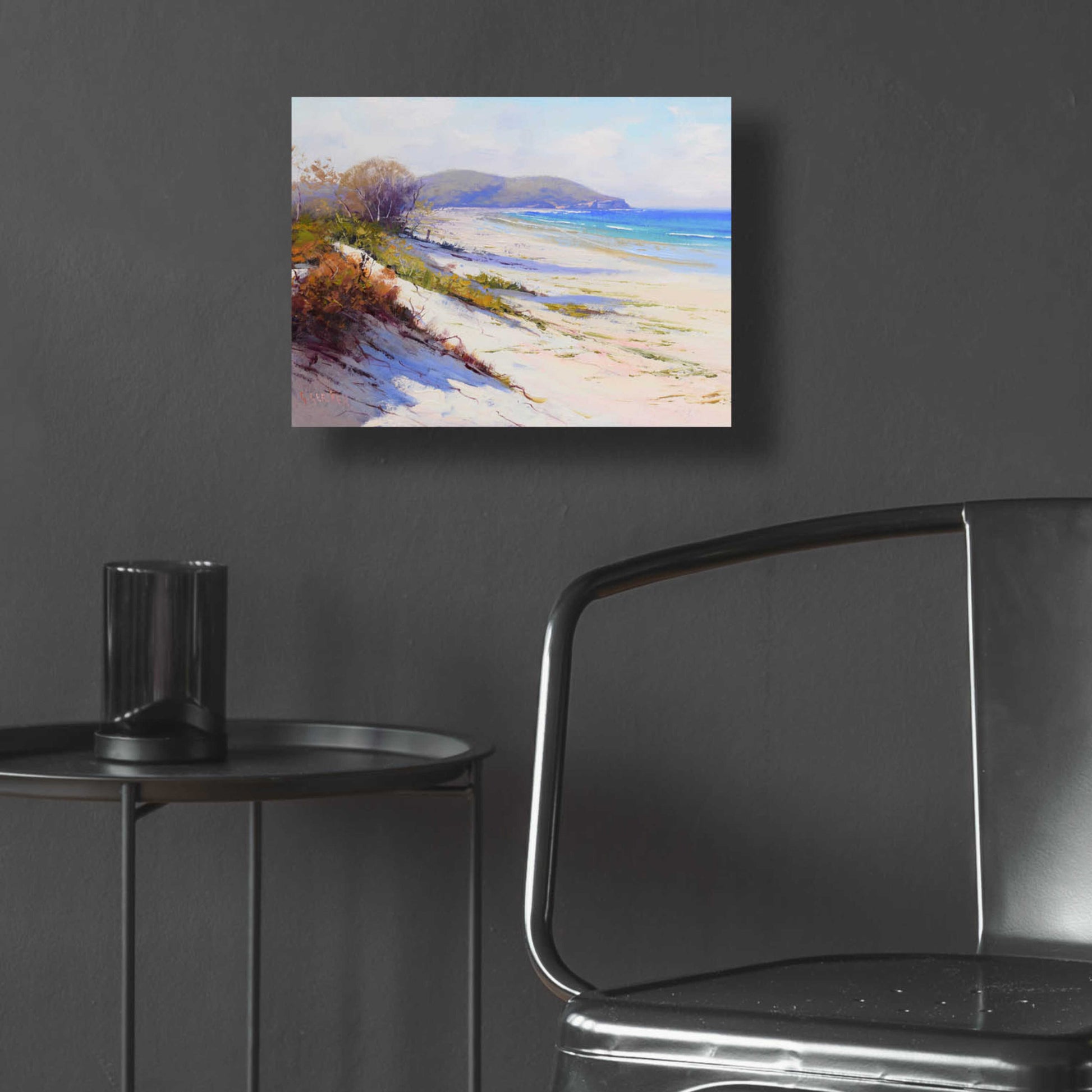 Epic Art 'Port Stephans Beach Sands' by Graham Gercken, Acrylic Glass Wall Art,16x12