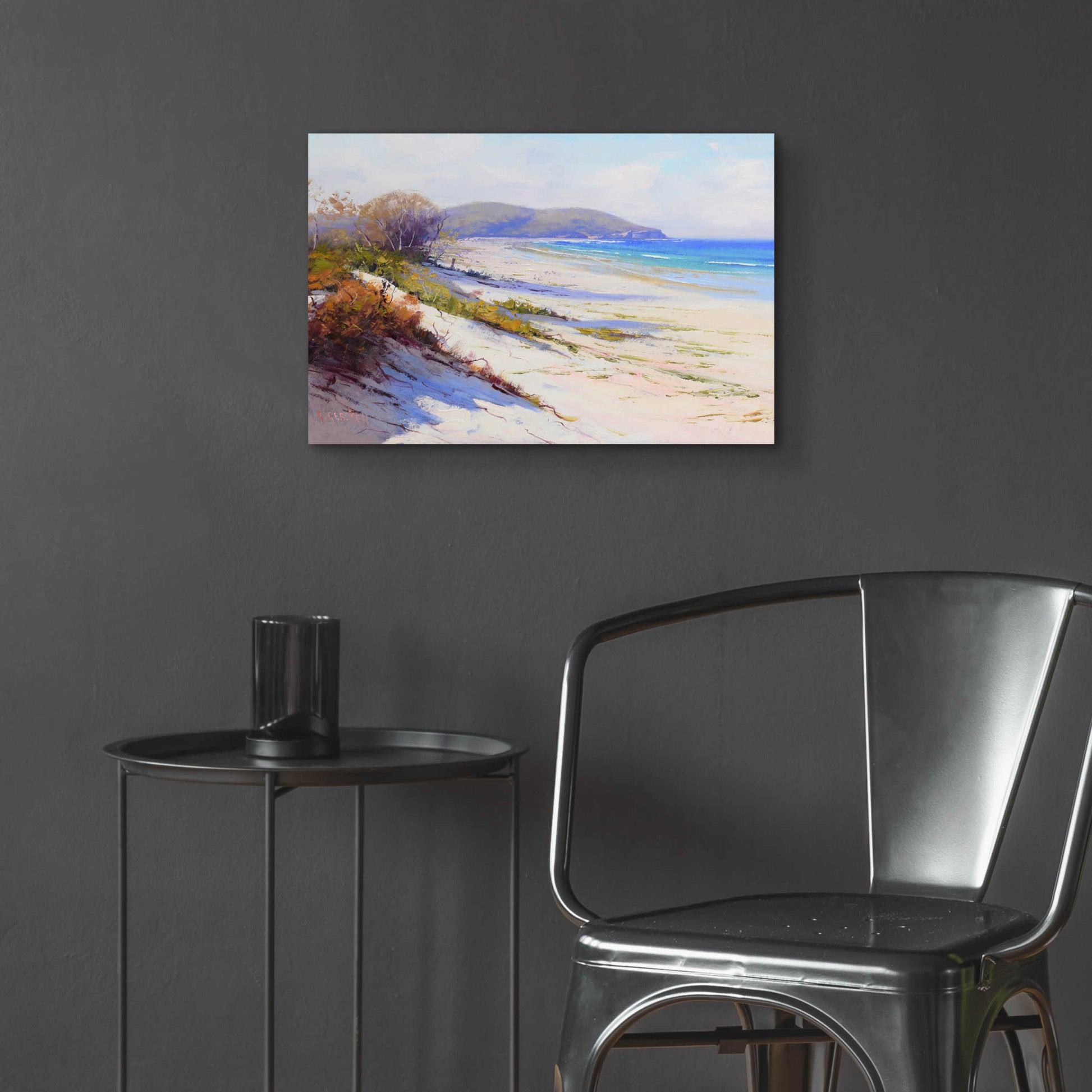 Epic Art 'Port Stephans Beach Sands' by Graham Gercken, Acrylic Glass Wall Art,24x16