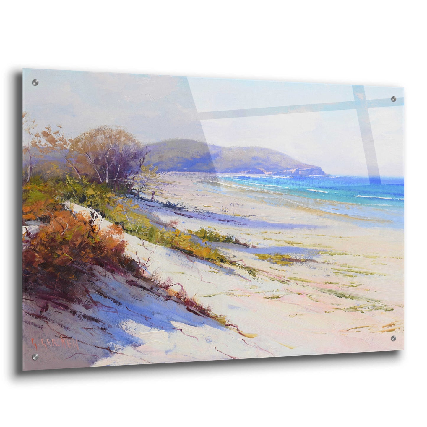 Epic Art 'Port Stephans Beach Sands' by Graham Gercken, Acrylic Glass Wall Art,36x24