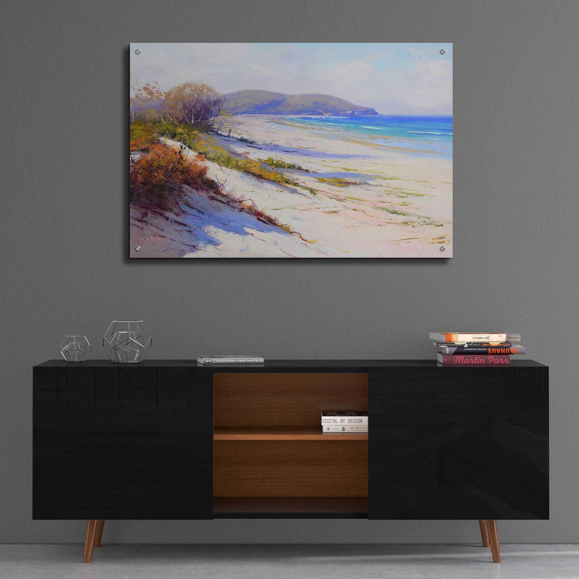 Epic Art 'Port Stephans Beach Sands' by Graham Gercken, Acrylic Glass Wall Art,36x24