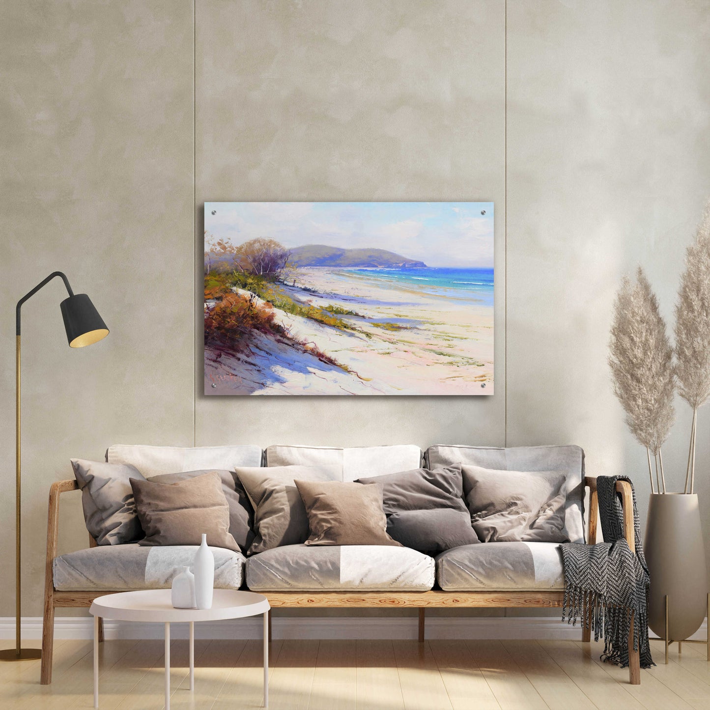 Epic Art 'Port Stephans Beach Sands' by Graham Gercken, Acrylic Glass Wall Art,36x24