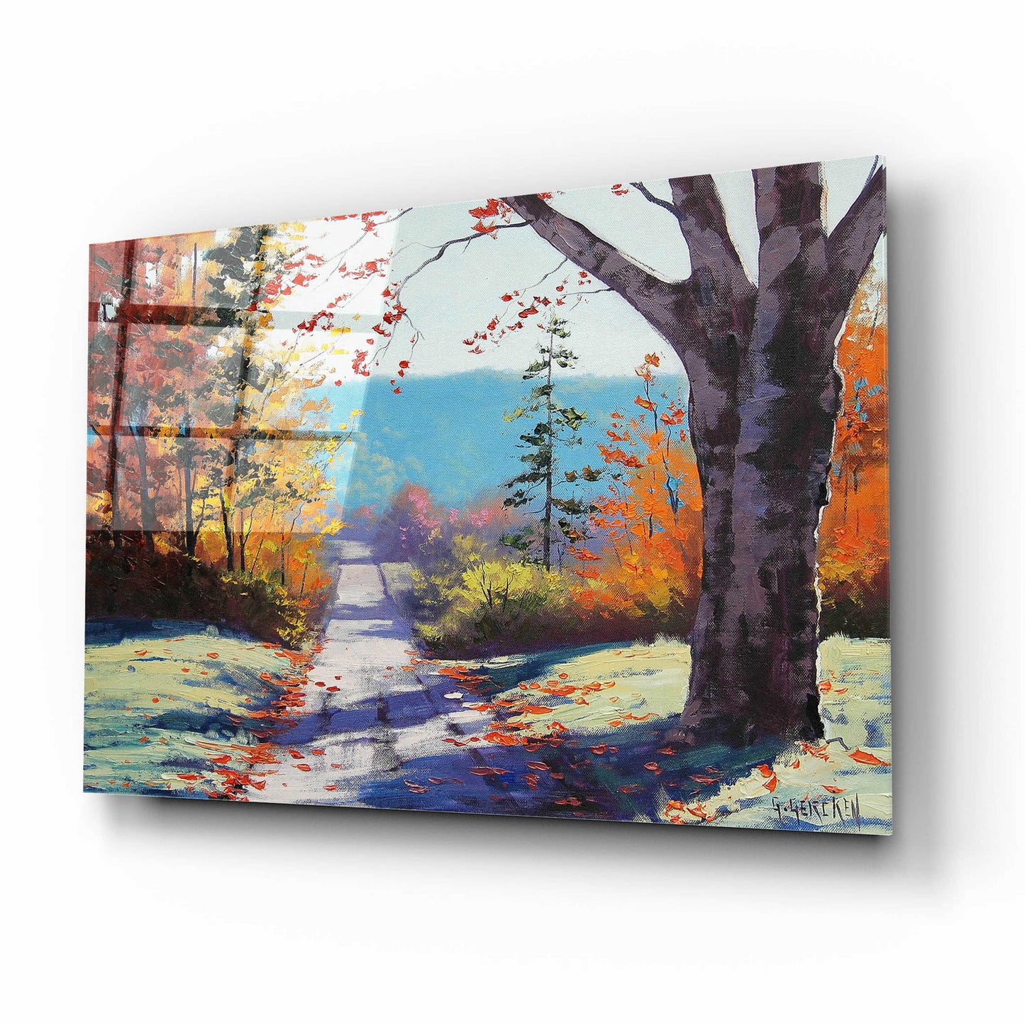 Epic Art 'Autumn Delight' by Graham Gercken, Acrylic Glass Wall Art,16x12