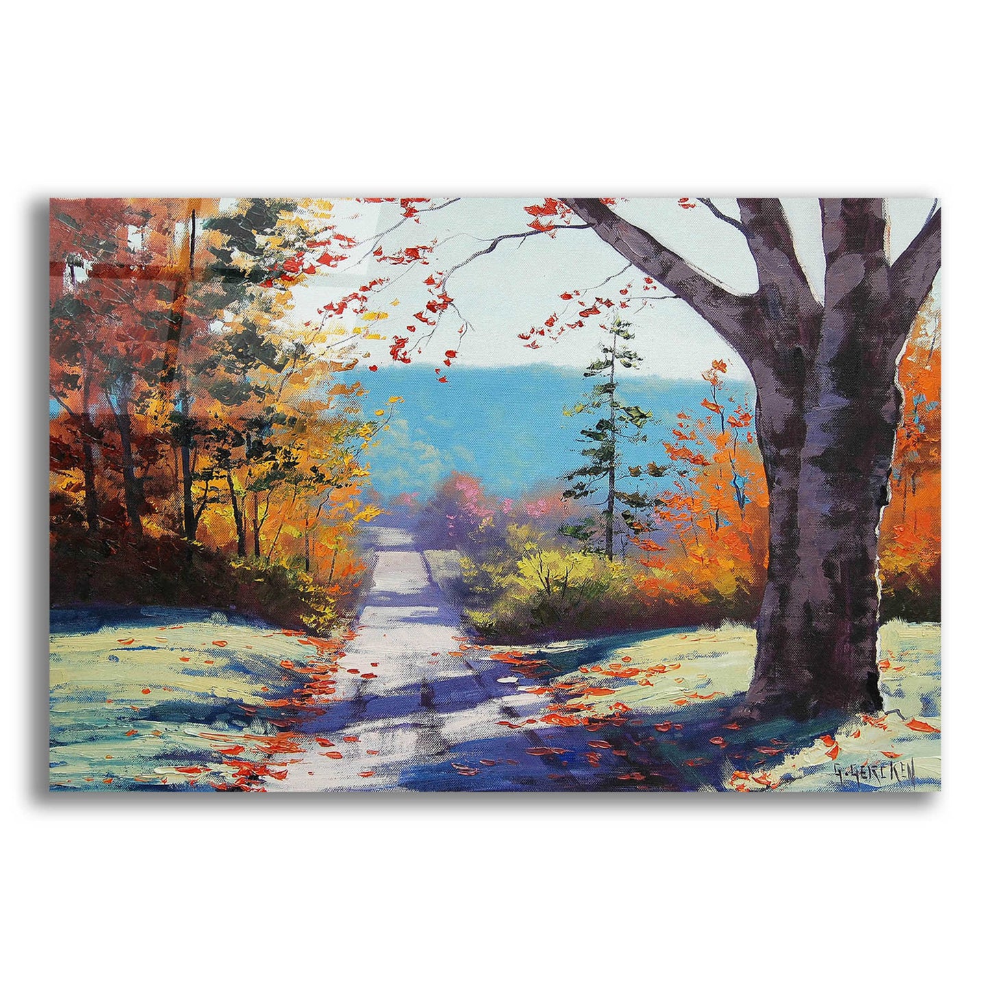 Epic Art 'Autumn Delight' by Graham Gercken, Acrylic Glass Wall Art,16x12