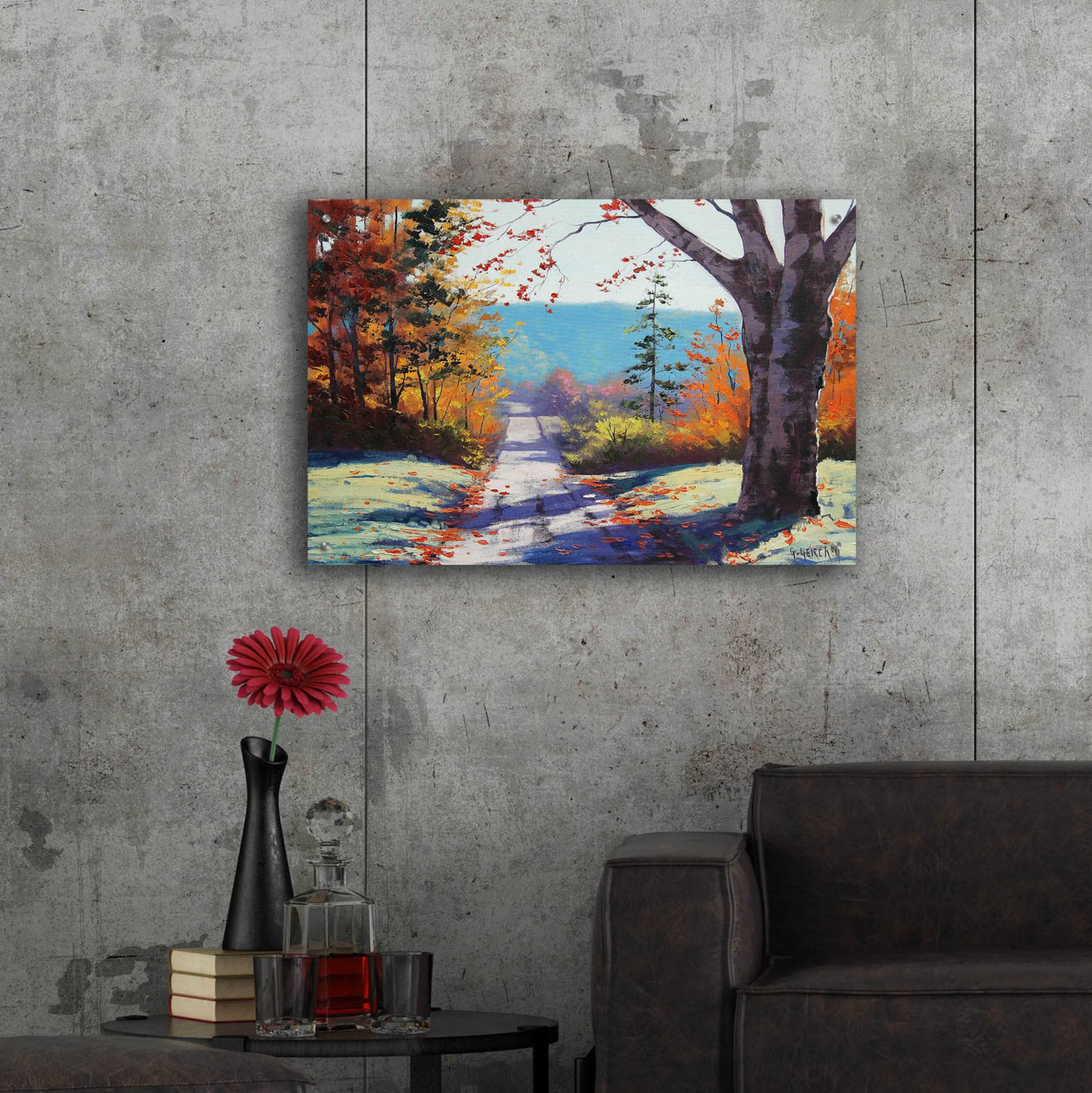 Epic Art 'Autumn Delight' by Graham Gercken, Acrylic Glass Wall Art,36x24