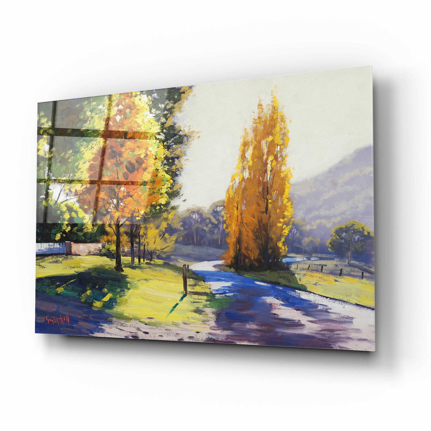 Epic Art 'Autumn Light' by Graham Gercken, Acrylic Glass Wall Art,16x12