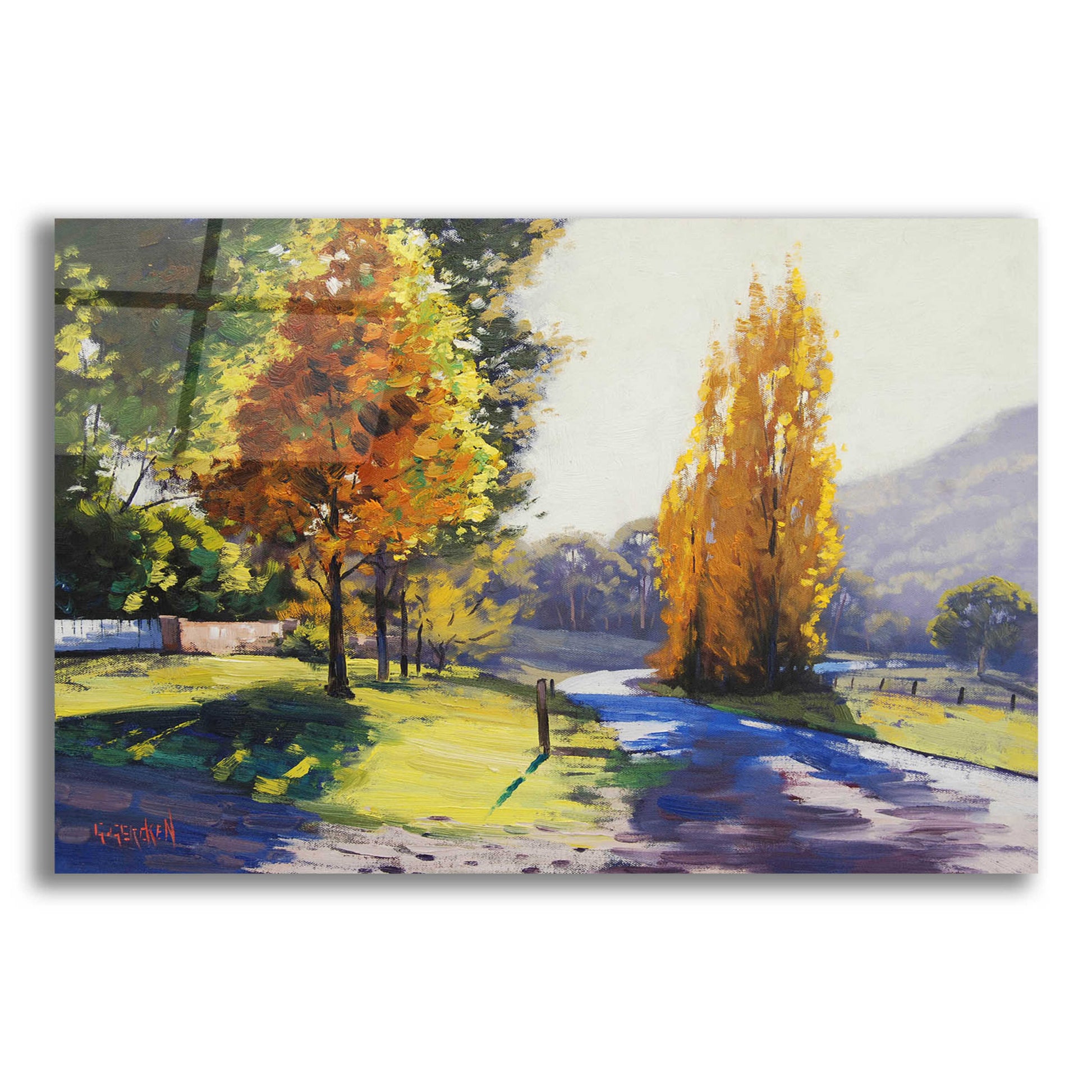 Epic Art 'Autumn Light' by Graham Gercken, Acrylic Glass Wall Art,16x12