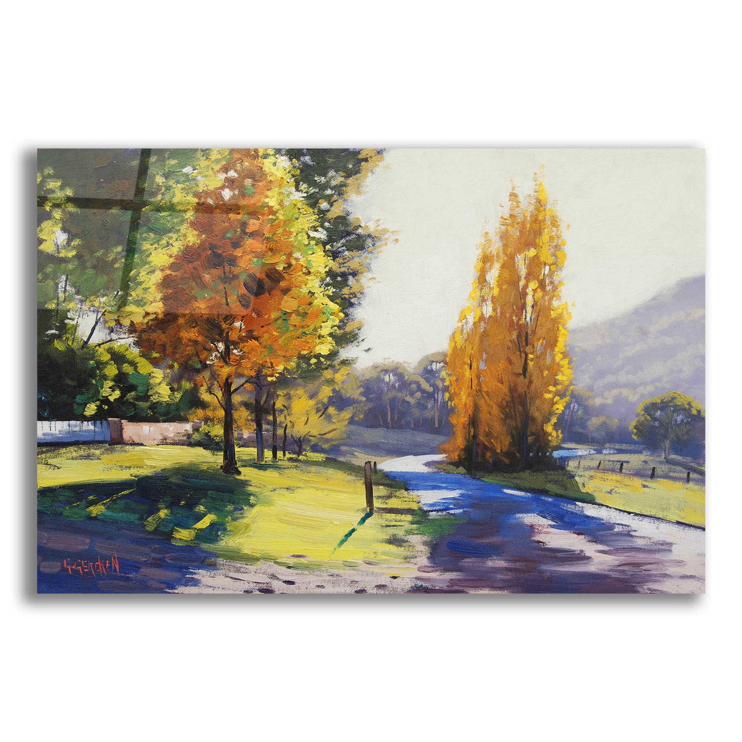 Epic Art 'Autumn Light' by Graham Gercken, Acrylic Glass Wall Art,24x16