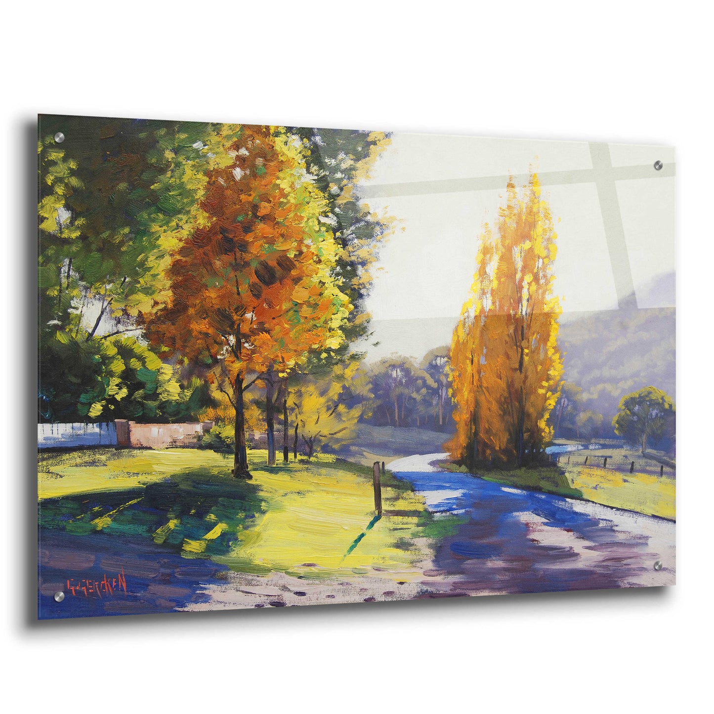 Epic Art 'Autumn Light' by Graham Gercken, Acrylic Glass Wall Art,36x24