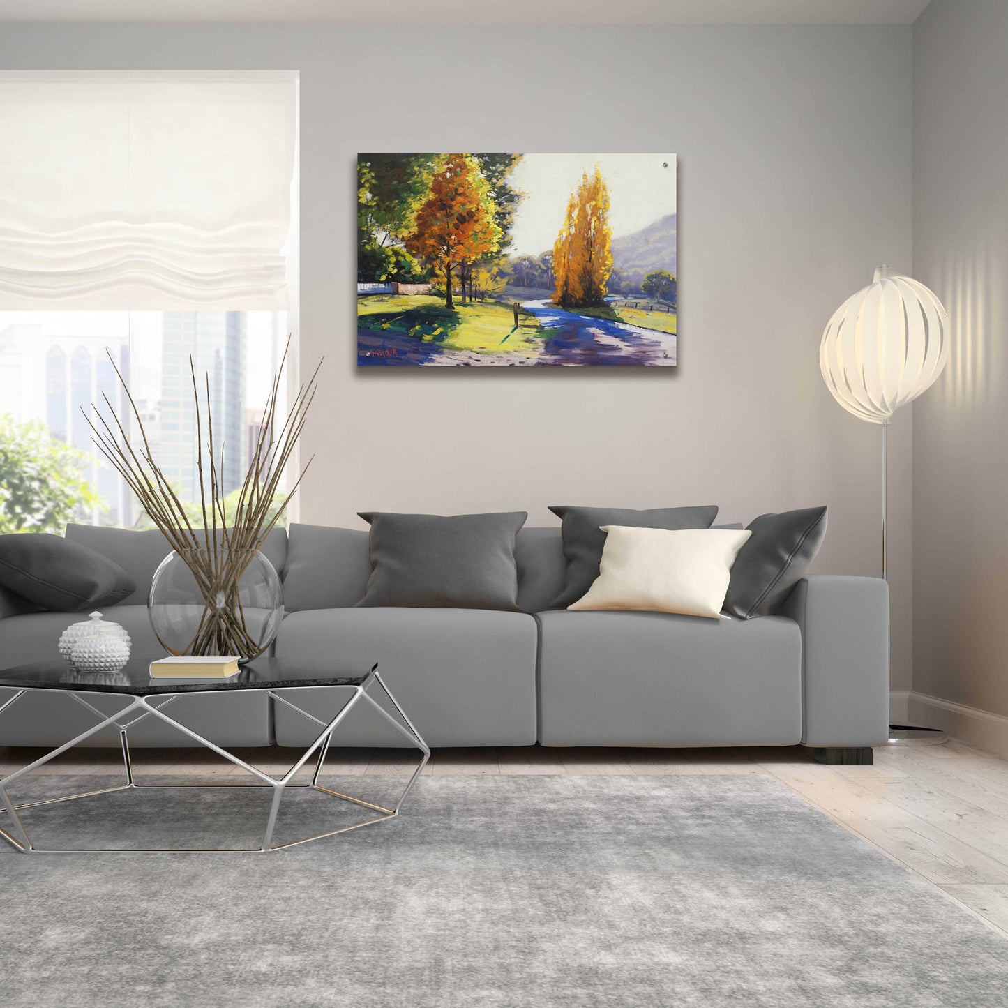 Epic Art 'Autumn Light' by Graham Gercken, Acrylic Glass Wall Art,36x24