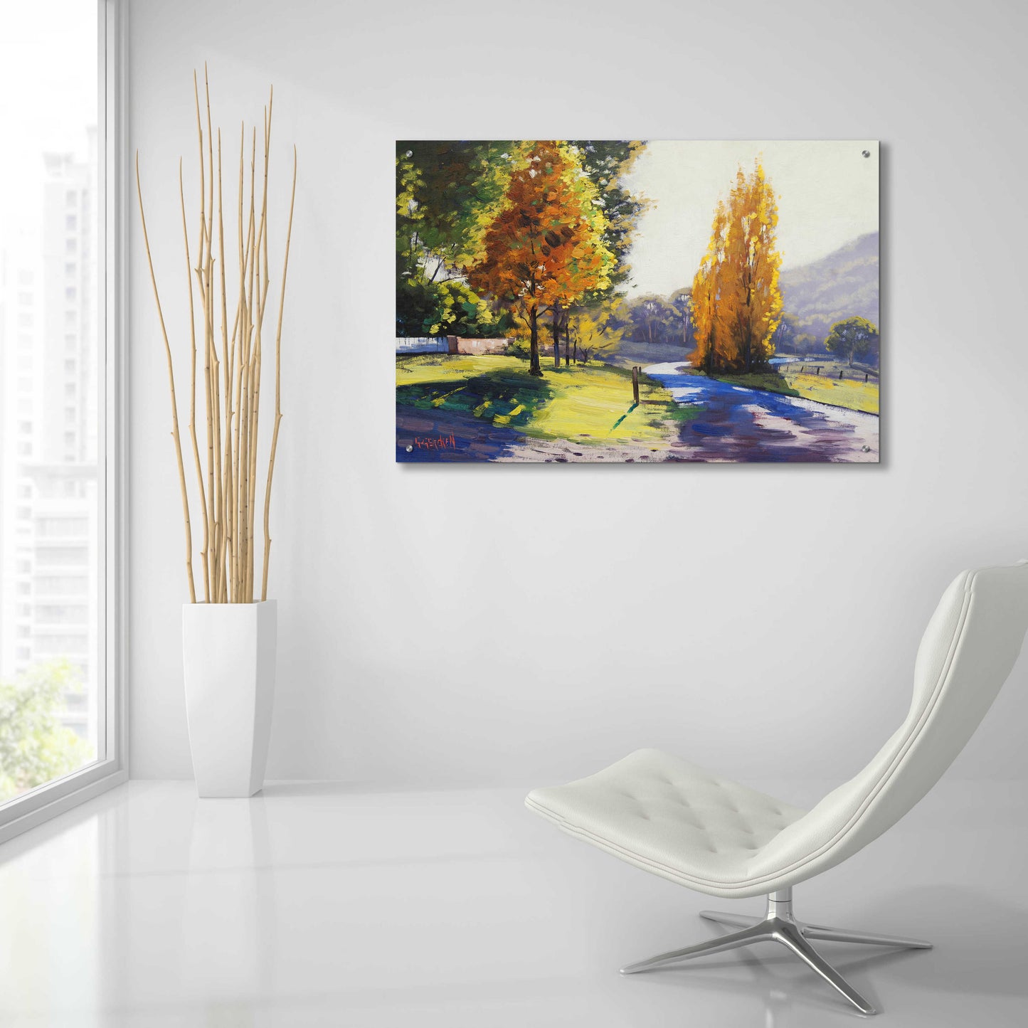 Epic Art 'Autumn Light' by Graham Gercken, Acrylic Glass Wall Art,36x24