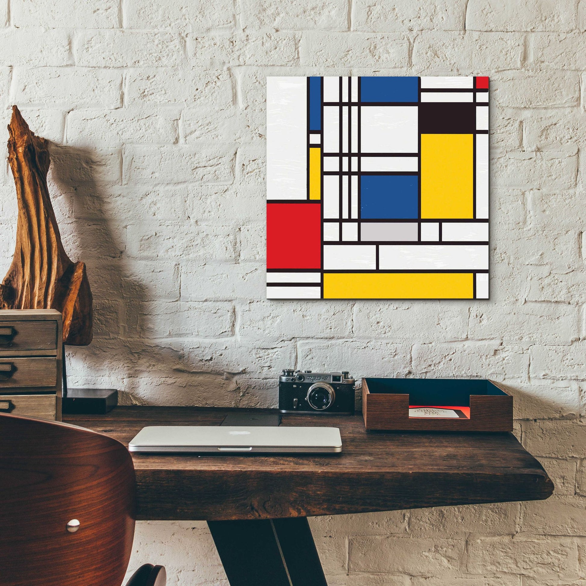 Epic Art 'Mondrian NFT2' by Epic Portfolio, Acrylic Glass Wall Art,12x12