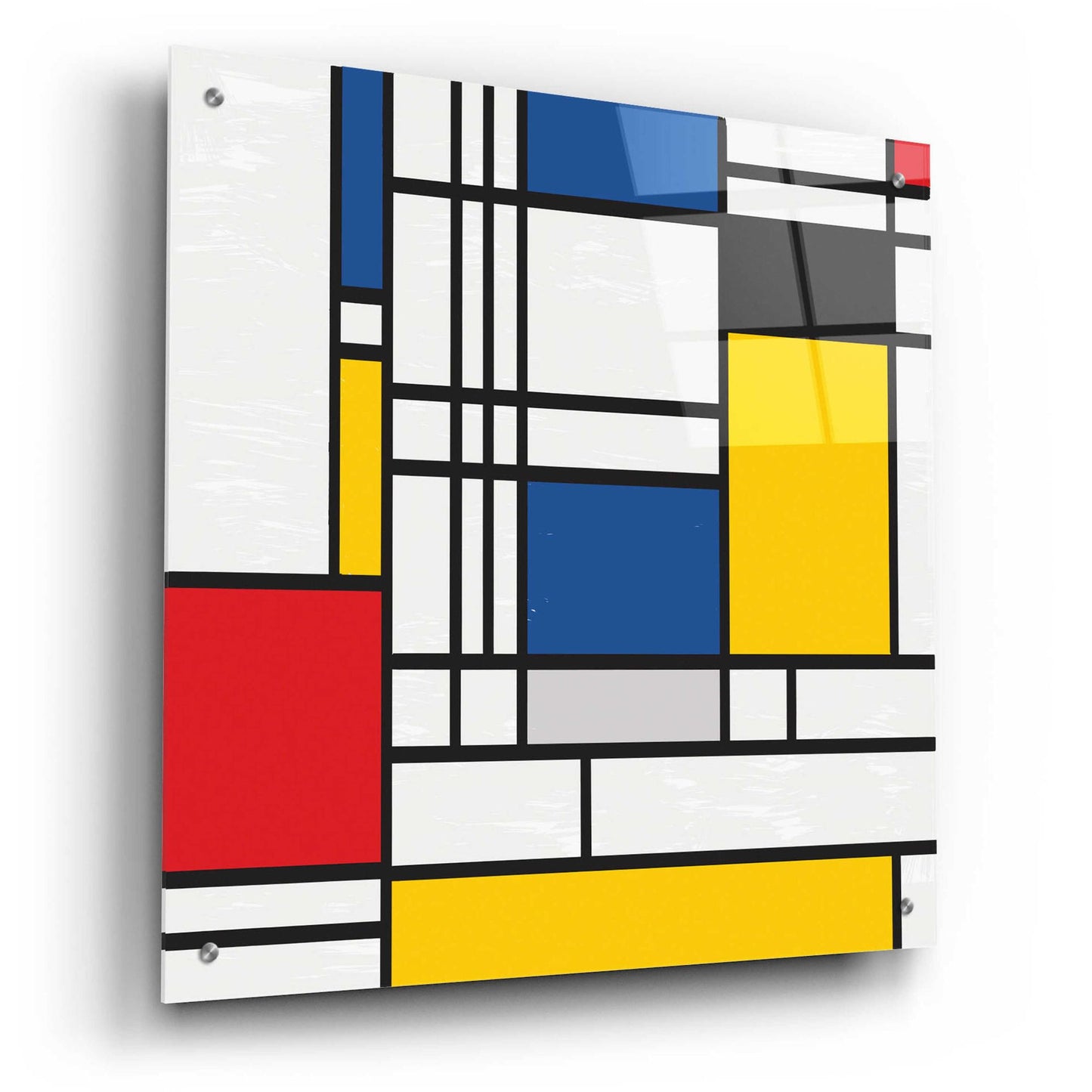 Epic Art 'Mondrian NFT2' by Epic Portfolio, Acrylic Glass Wall Art,24x24