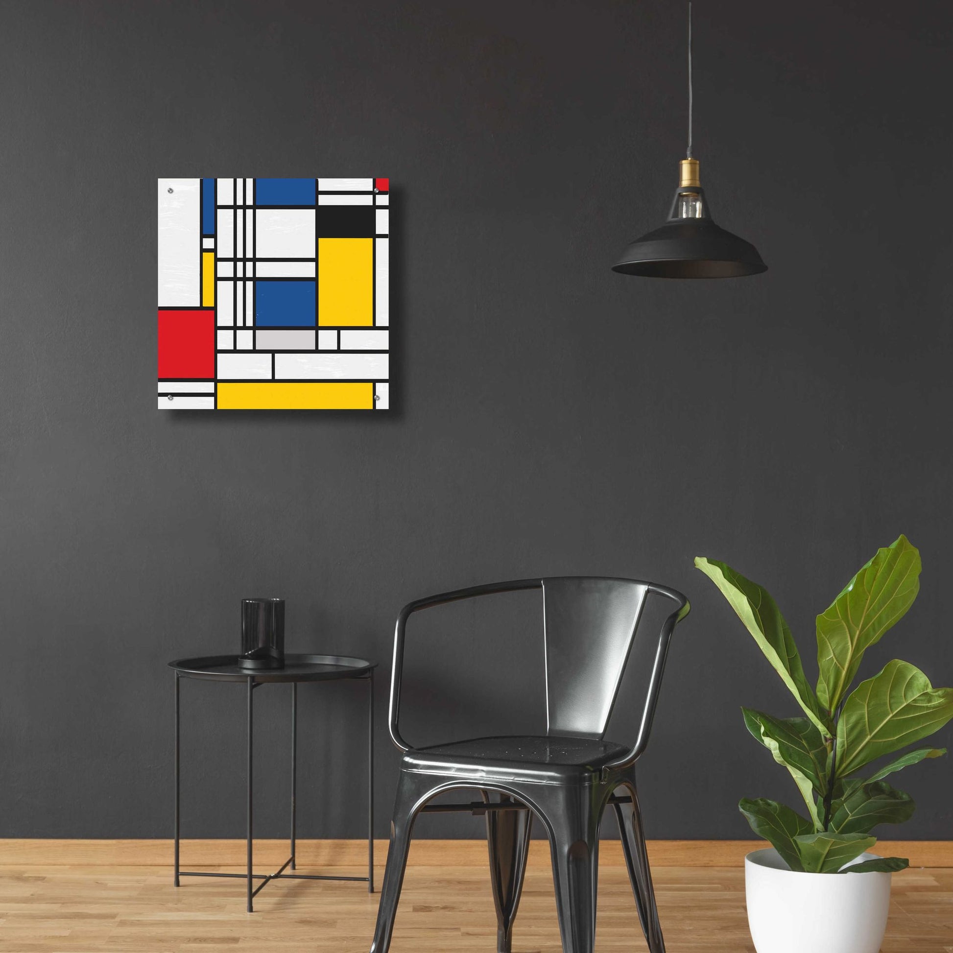 Epic Art 'Mondrian NFT2' by Epic Portfolio, Acrylic Glass Wall Art,24x24