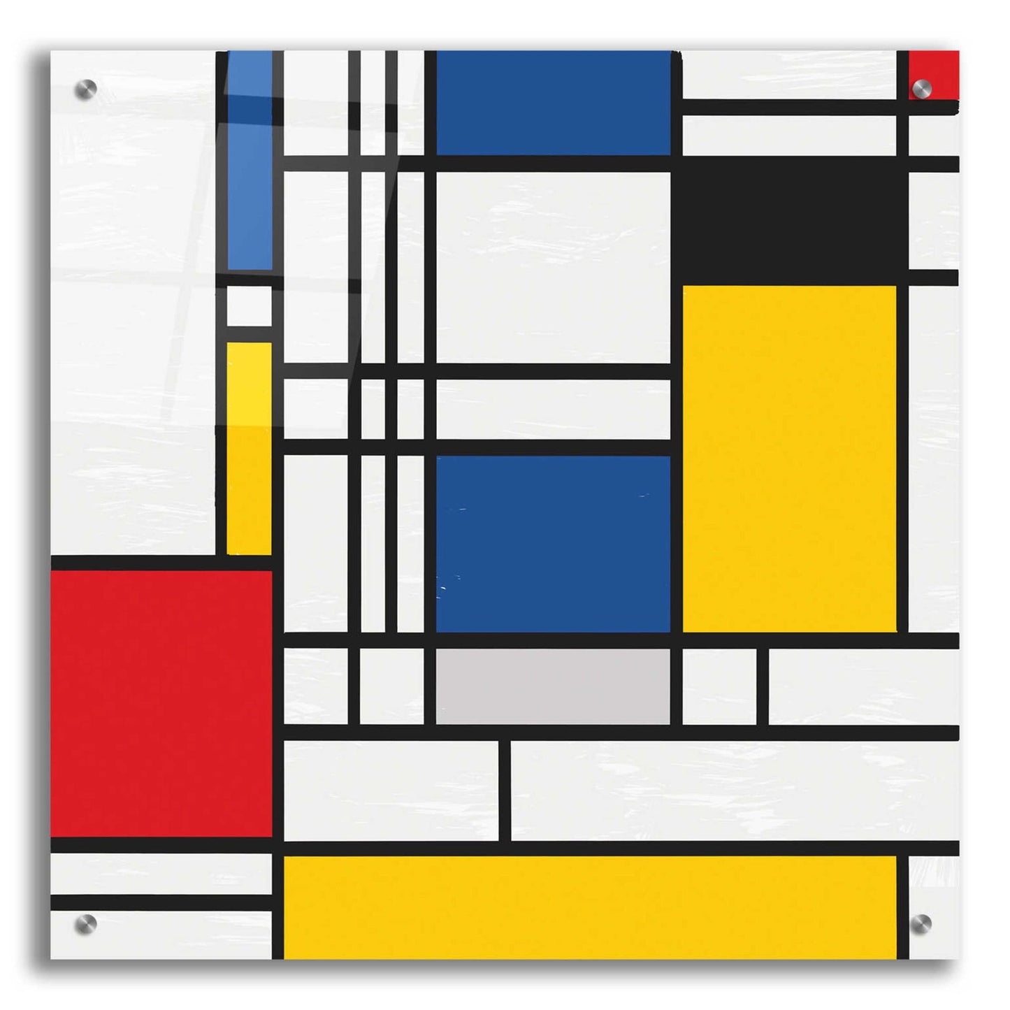 Epic Art 'Mondrian NFT2' by Epic Portfolio, Acrylic Glass Wall Art,24x24