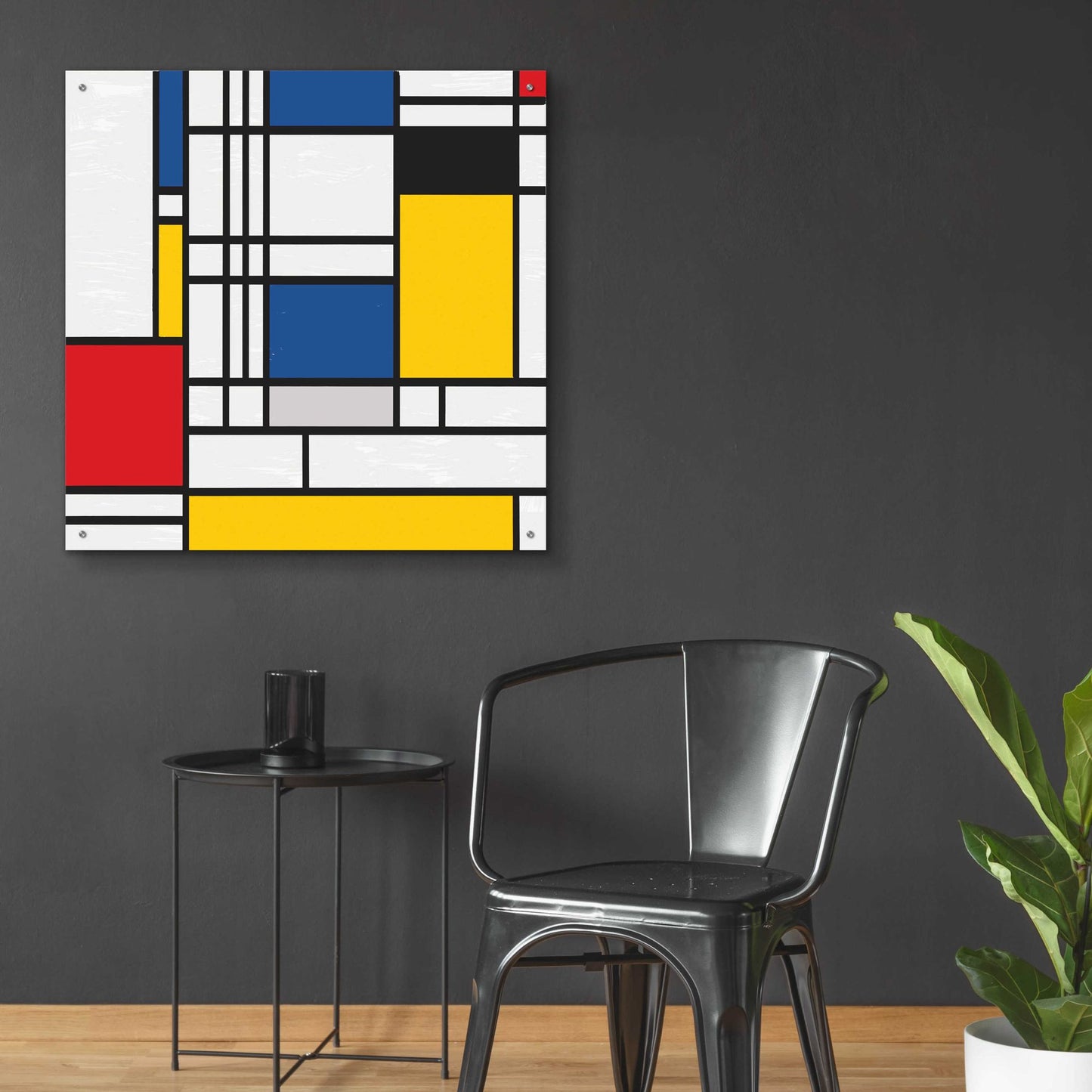 Epic Art 'Mondrian NFT2' by Epic Portfolio, Acrylic Glass Wall Art,36x36