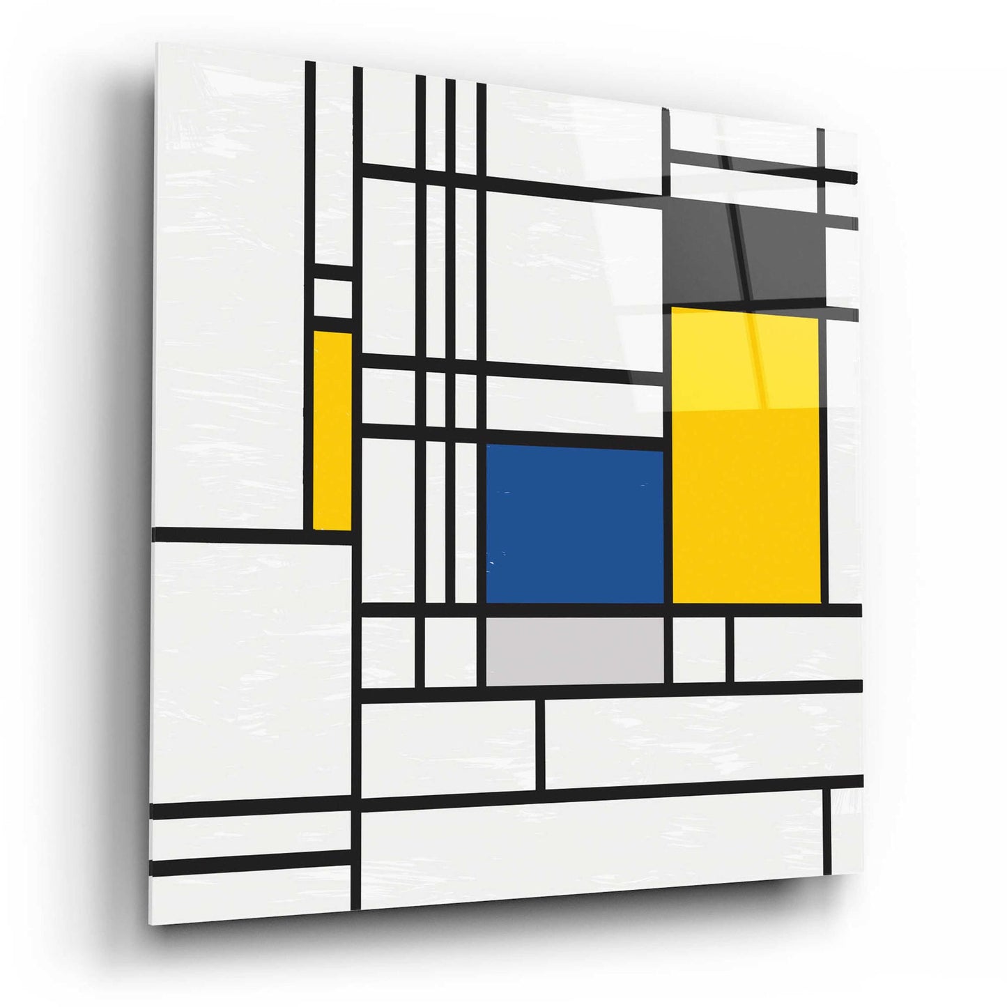 Epic Art 'Mondrian NFT3' by Epic Portfolio, Acrylic Glass Wall Art,12x12