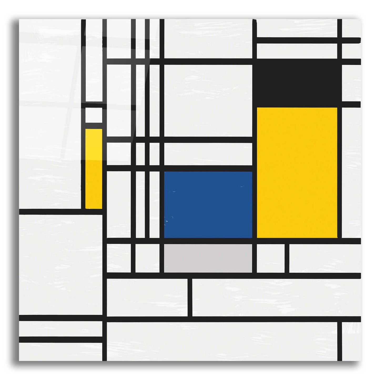 Epic Art 'Mondrian NFT3' by Epic Portfolio, Acrylic Glass Wall Art,12x12