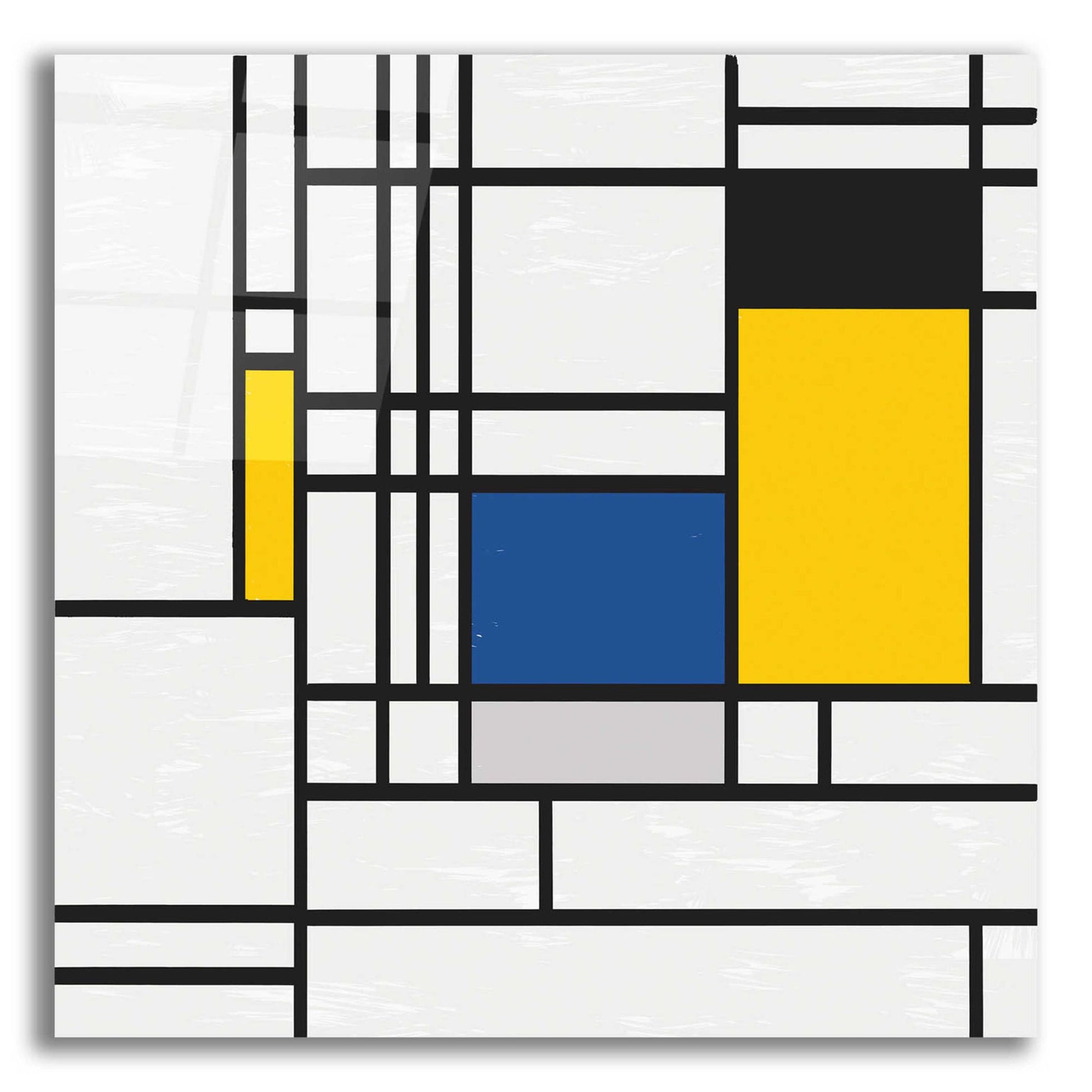 Epic Art 'Mondrian NFT3' by Epic Portfolio, Acrylic Glass Wall Art,12x12