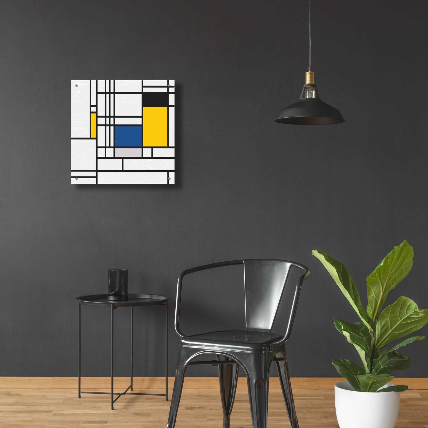 Epic Art 'Mondrian NFT3' by Epic Portfolio, Acrylic Glass Wall Art,24x24