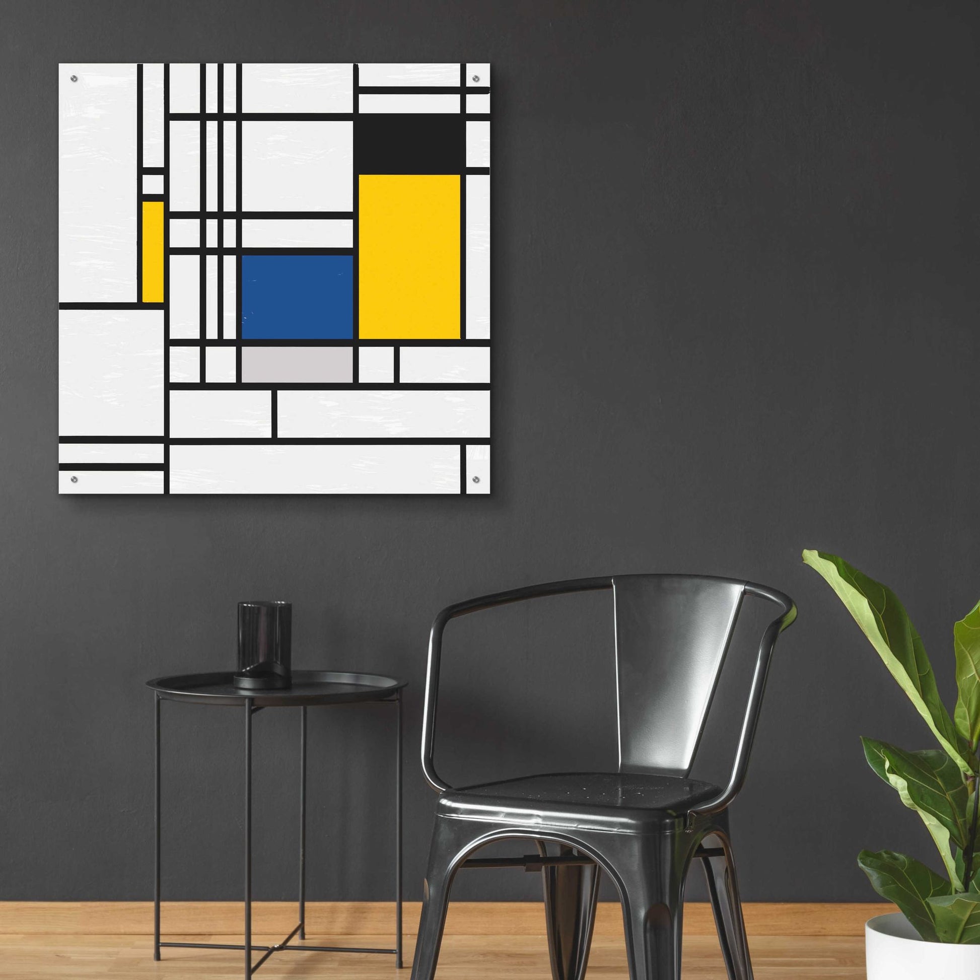 Epic Art 'Mondrian NFT3' by Epic Portfolio, Acrylic Glass Wall Art,36x36