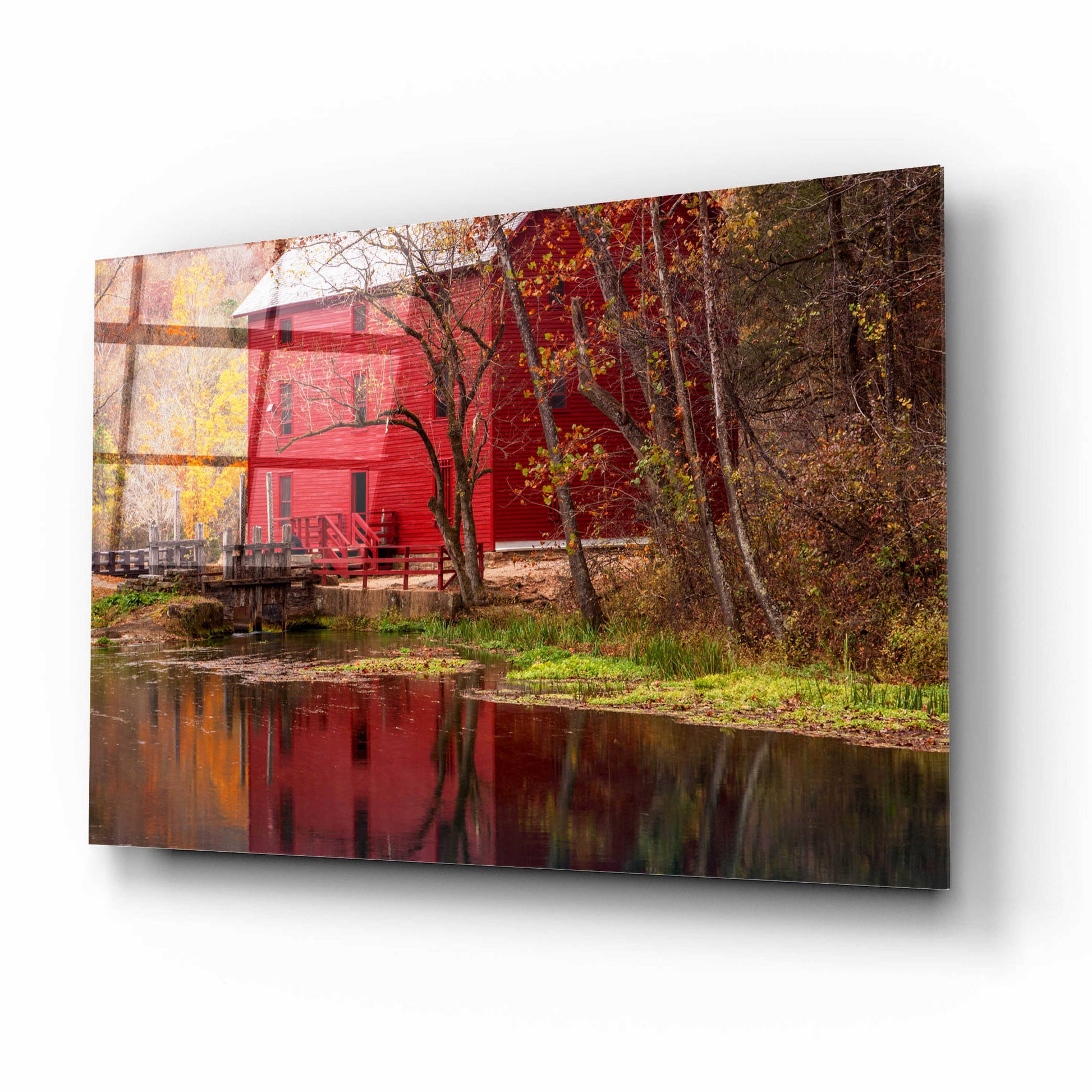 Epic Art 'Alley Springs Mill' by David Hammond, Acrylic Glass Wall Art,16x12