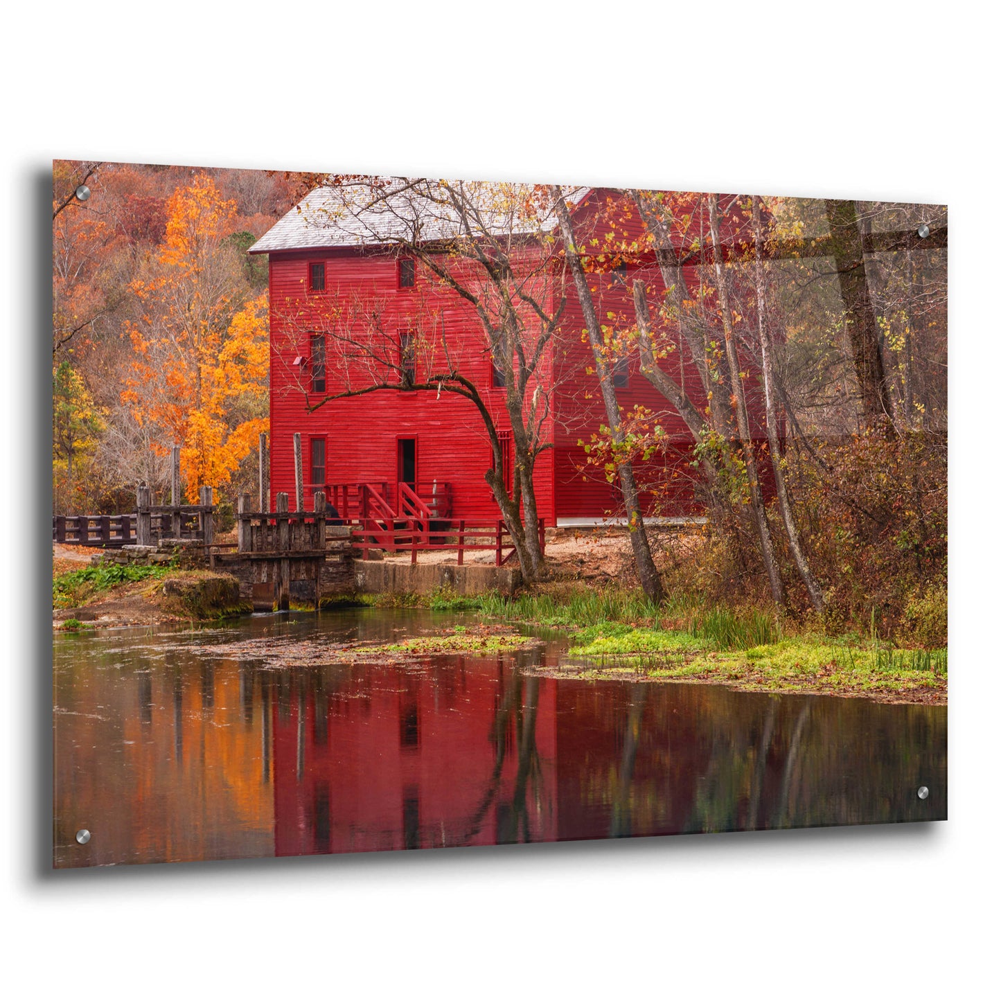 Epic Art 'Alley Springs Mill' by David Hammond, Acrylic Glass Wall Art,36x24