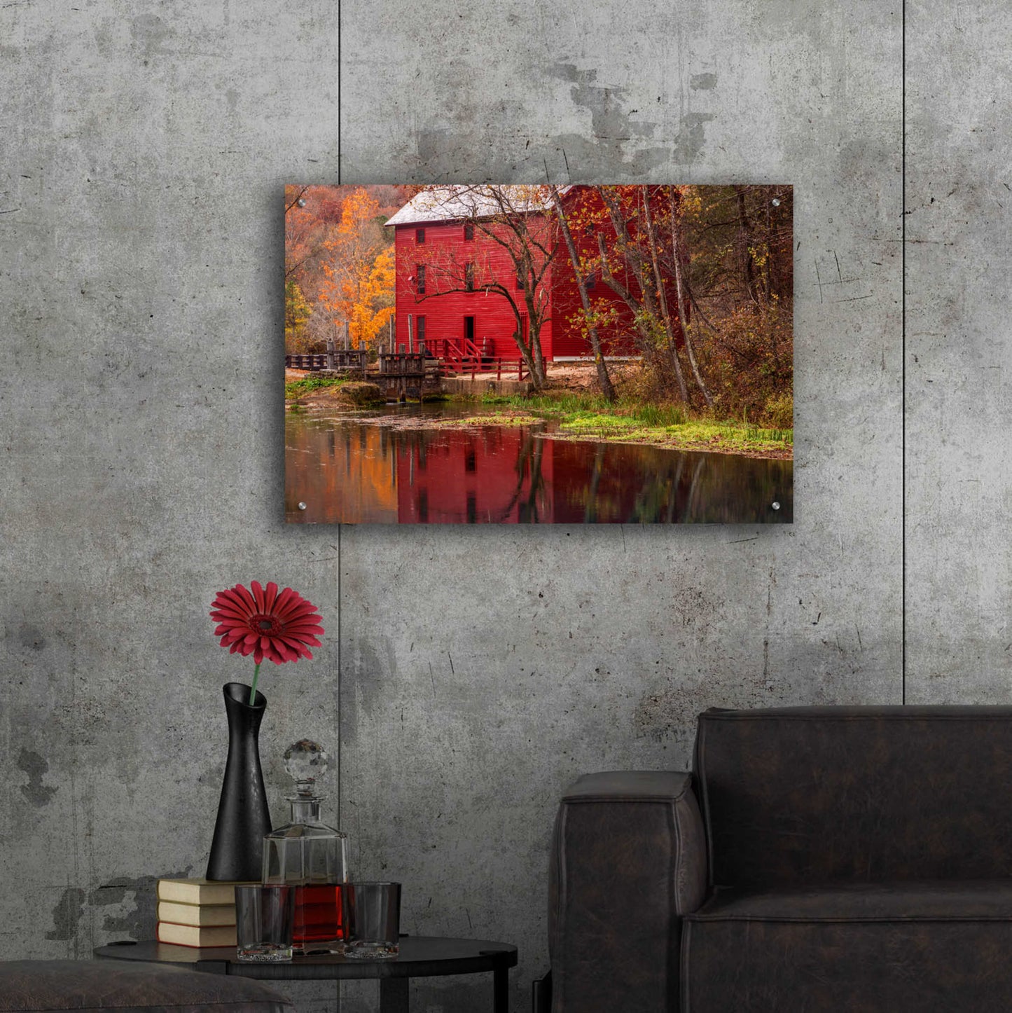 Epic Art 'Alley Springs Mill' by David Hammond, Acrylic Glass Wall Art,36x24