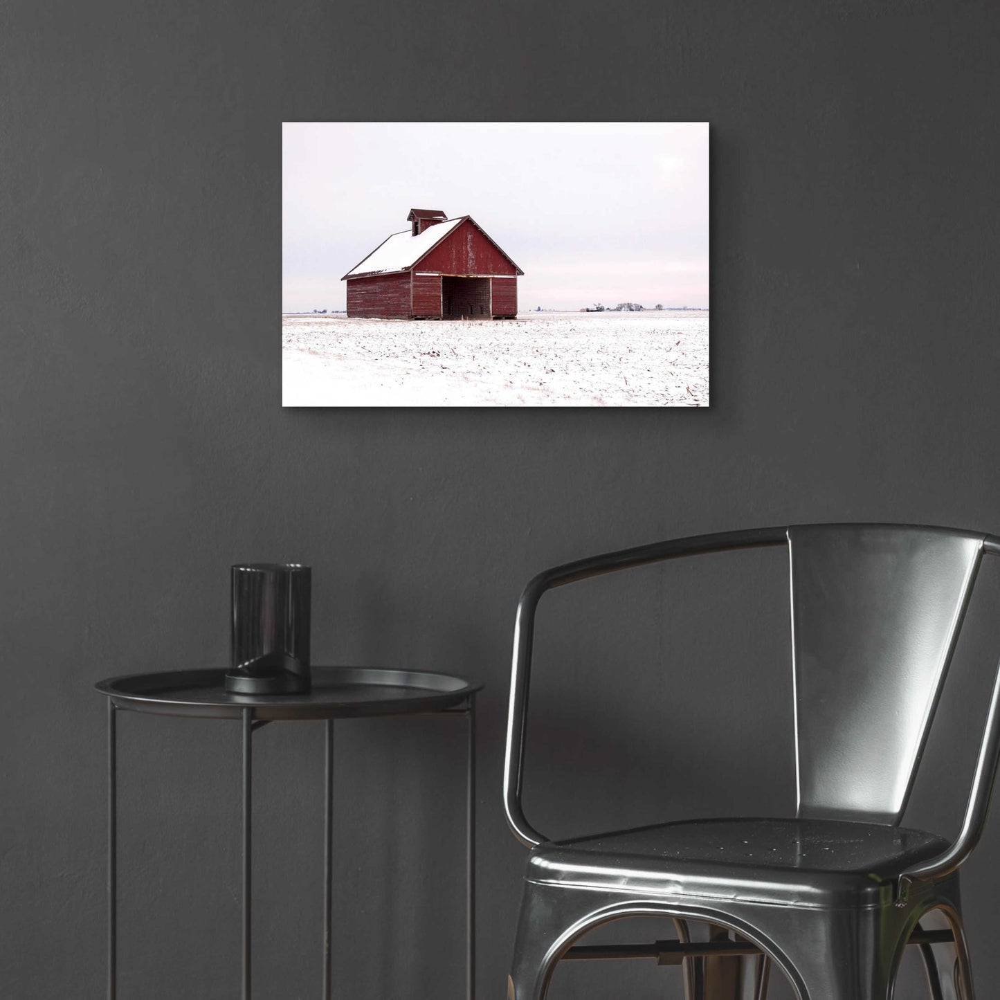 Epic Art 'Central Illinois Barn' by David Hammond, Acrylic Glass Wall Art,24x16